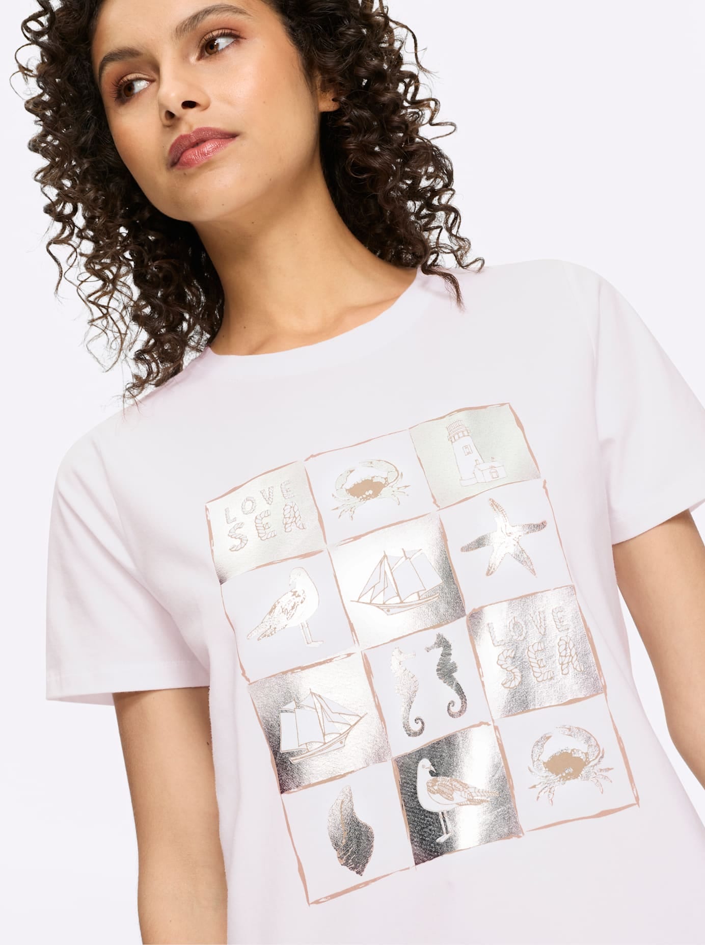 heine T-Shirt »T-Shirt« 1 tlg.