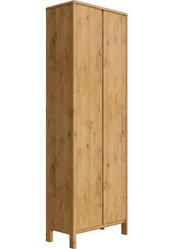 Garderobenschrank »Luven«, zertifiziertes Massivholz, Höhe 192 cm