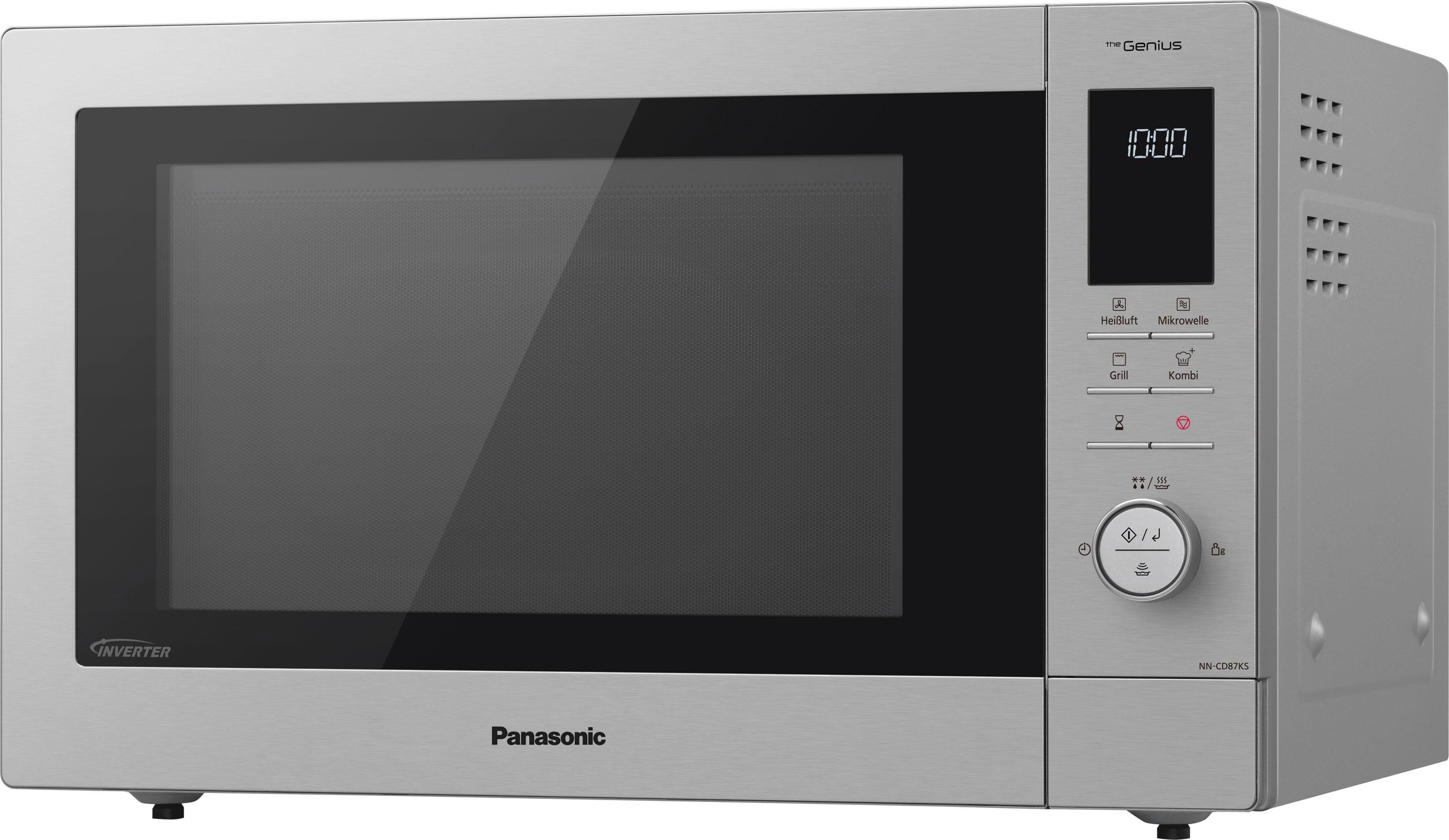 Panasonic Mikrowelle »NN-CD87KSGTG«, Grill und Heißluft, 1000 W
