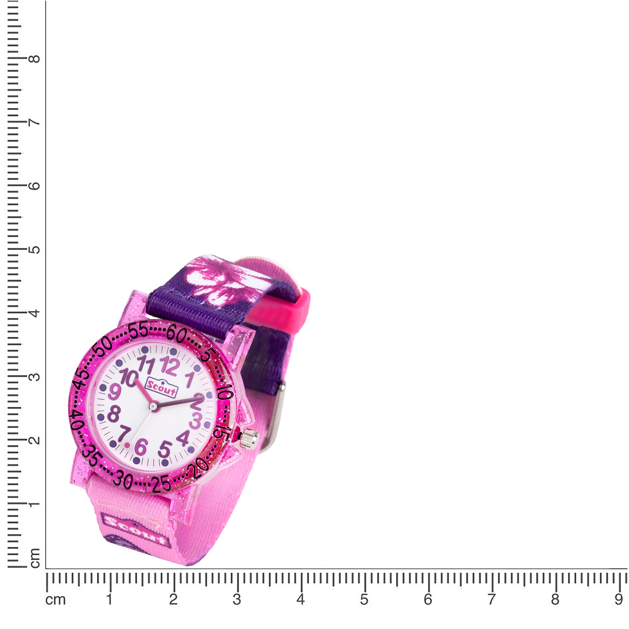 Scout Quarzuhr »The IT-Collection« Armbanduhr, Kinderuhr, Mädchen, Blumen, Schmetterlinge, Geschenk