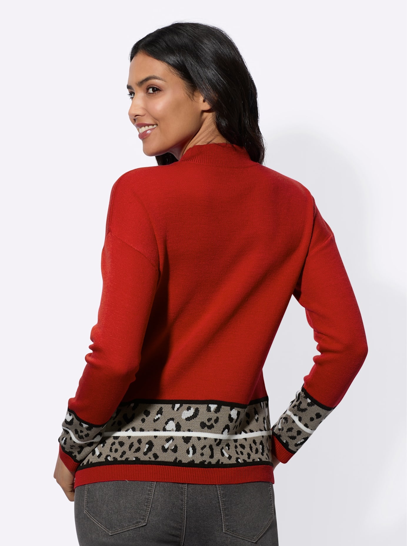 Classic Basics Stehkragenpullover »Langarm-Pullover«
