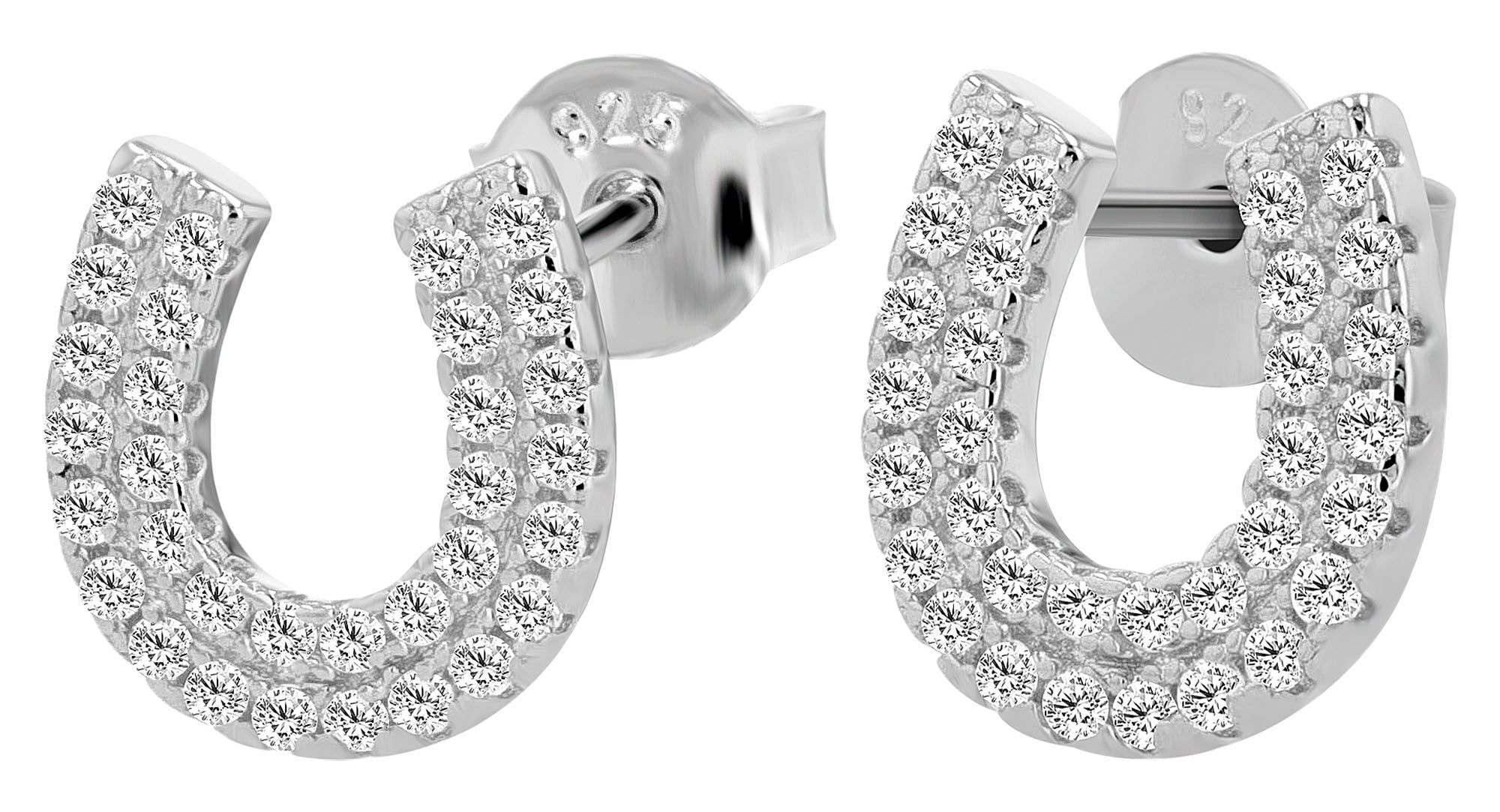Adelia´s Paar Ohrstecker »Damen Ohrringe ¿ Ohrstecker aus 925 Silber«