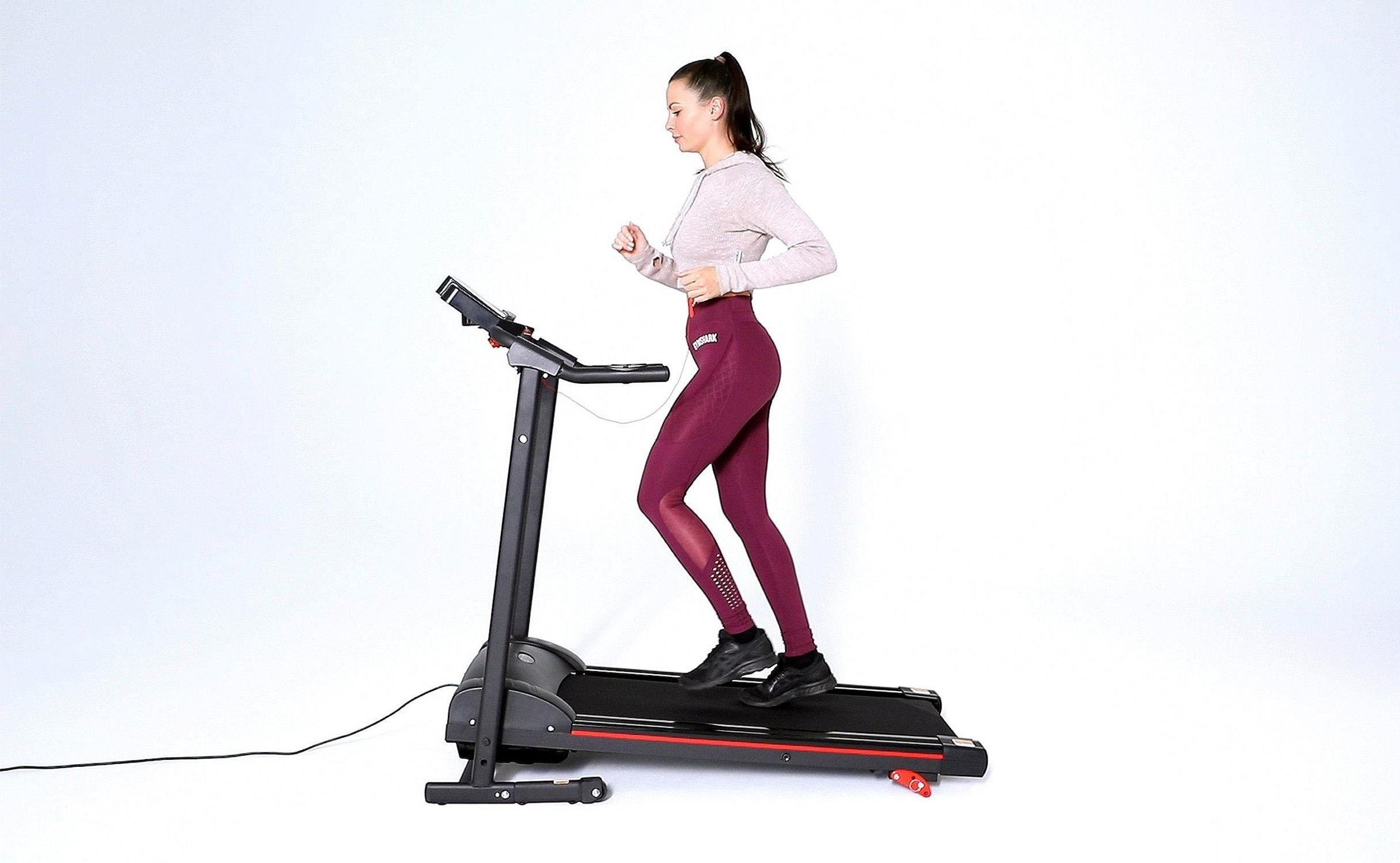 MOTIVE FITNESS by U.N.O. Laufband »Fit-Start Plus«, (Bluetooth Verbindung zur App FitShow möglich), bis max. 10 km/h, klappbar, Walking Pad, mit Tablet-Halterung