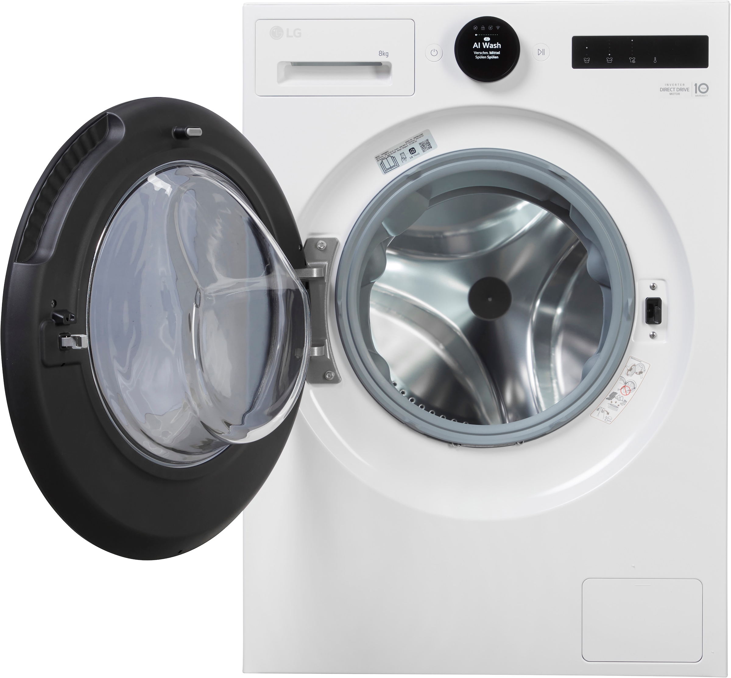 LG Waschmaschine »F4WX808YC« 8 kg 1400 U/min