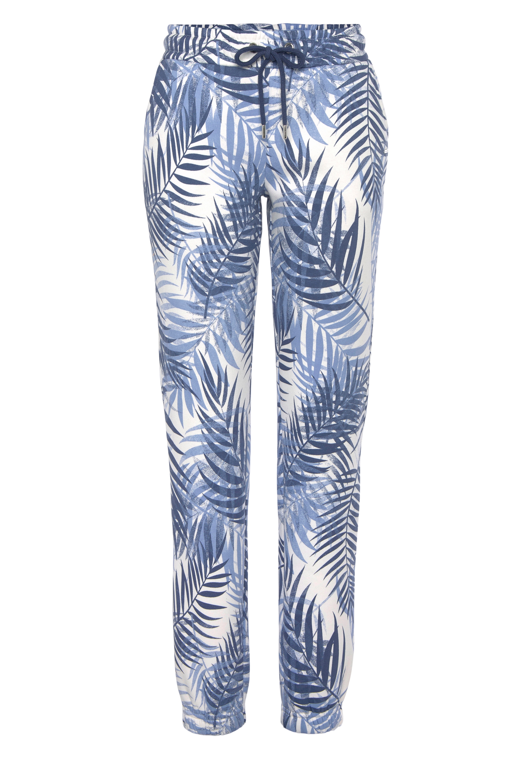 LASCANA Sweatpants, (1 tlg.), Loungehose mit Allover-Druck, Loungewear