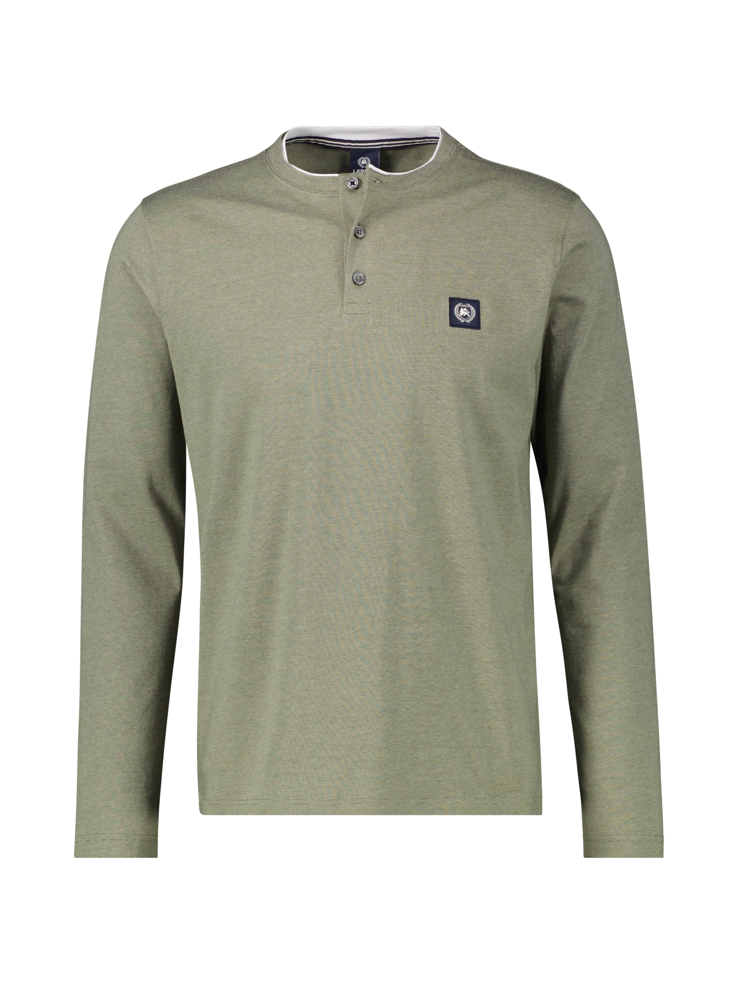 LERROS Sweatshirt »LERROS Serafino-Langarmshirt für Herren«