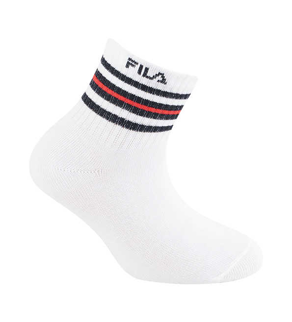 Fila Kurzsocken 6 Paar,  Cotton-Mix, mit Rippenbündchen