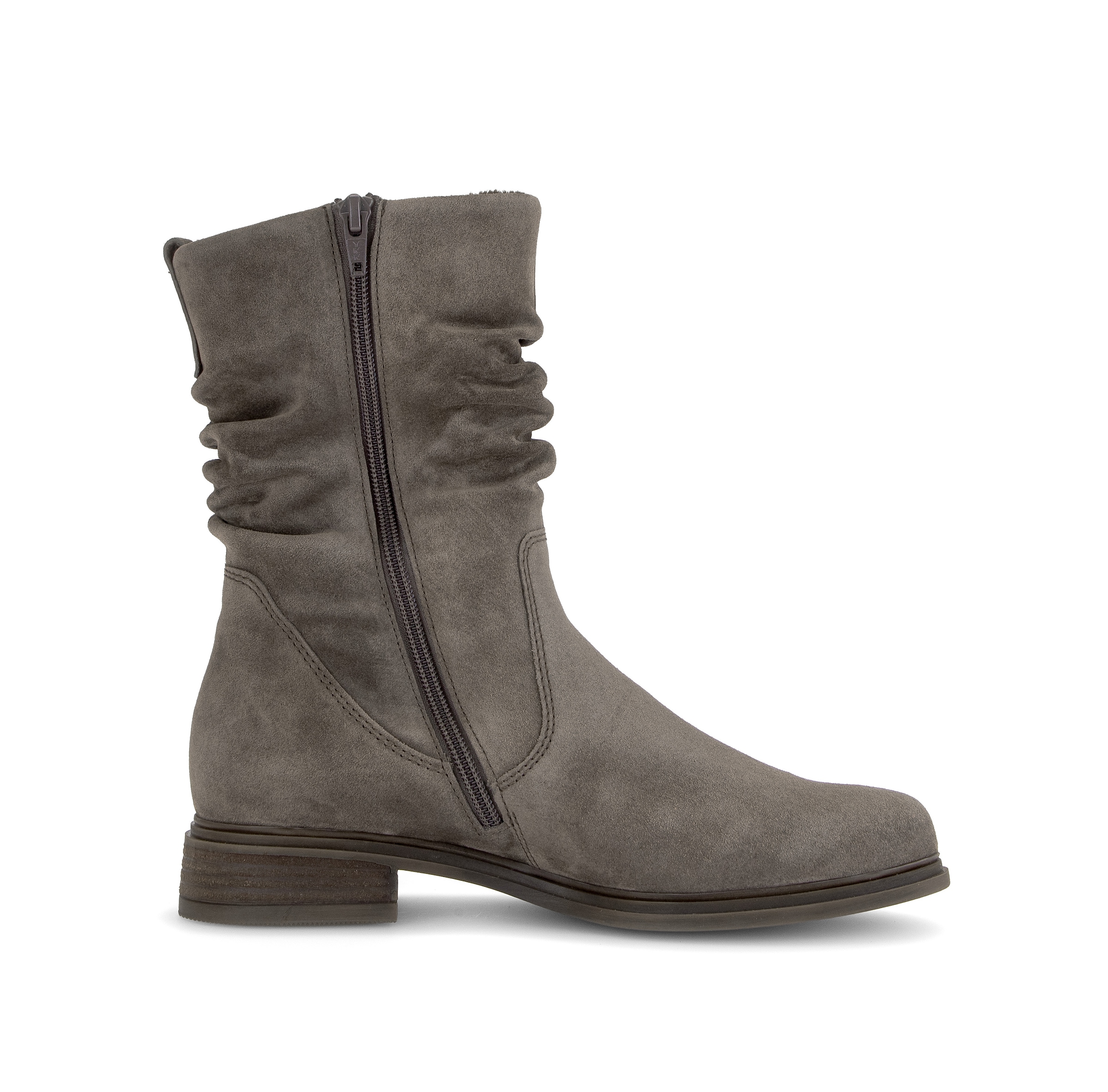 Gabor Stiefelette  Blockabsatz, Kurzstiefel mit Innenreißverschluss, G-Weite