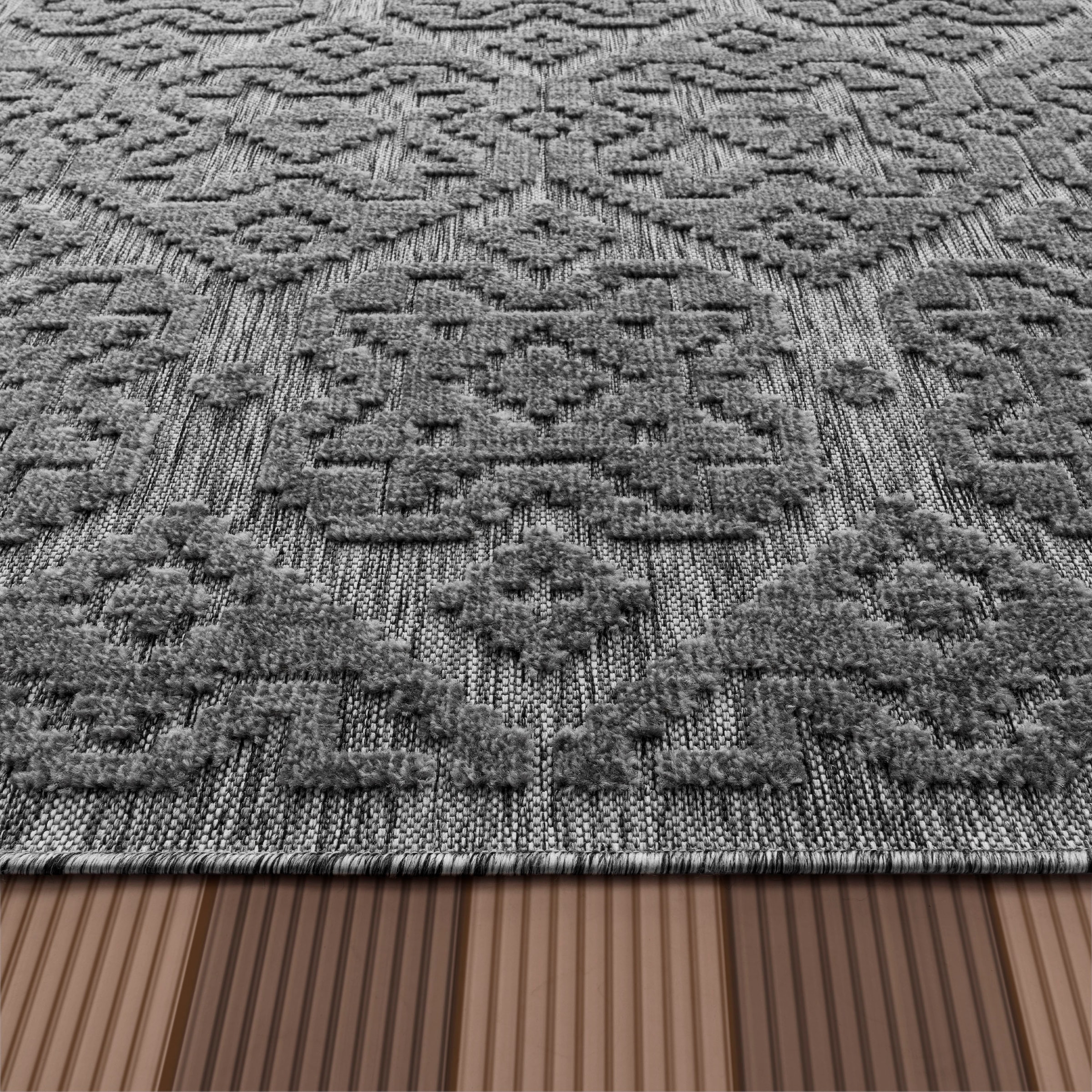Paco Home Teppich »Stilo auch Effekt, als In- Läufer, rechteckig, bei Hoch-Tief OTTO Ornamente, geeignet und 865«, Outdoor