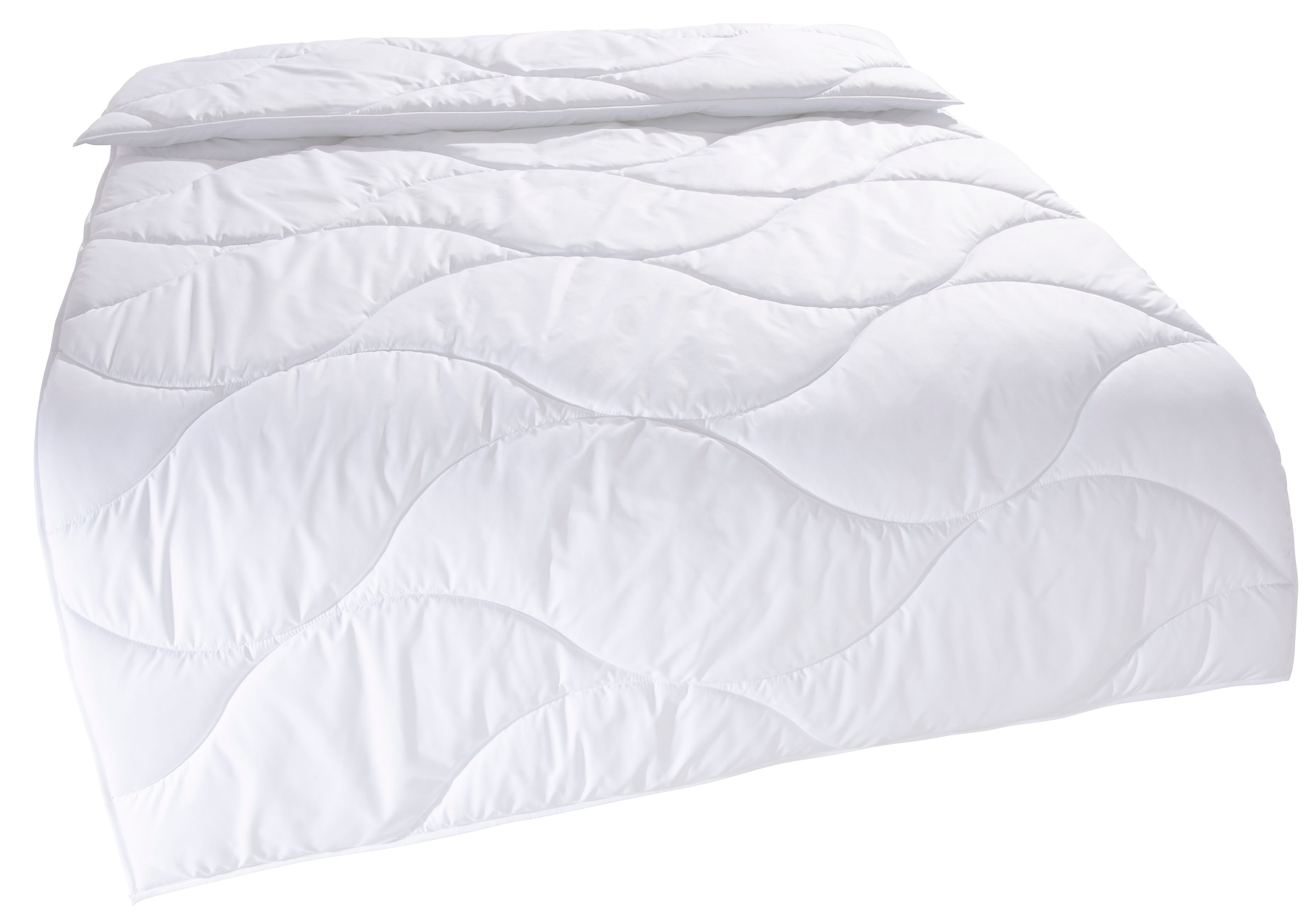 my home Microfaserbettdecke »Caelan, kaufe eine Decke - erhalte die Leichtbettdecke gratis dazu!«, warm, Füllung 100% Polyester, Bezug 100% Polyester, (1 St.), Bettdecke 135x200 cm und 155x220 cm, Sommer, Winter
