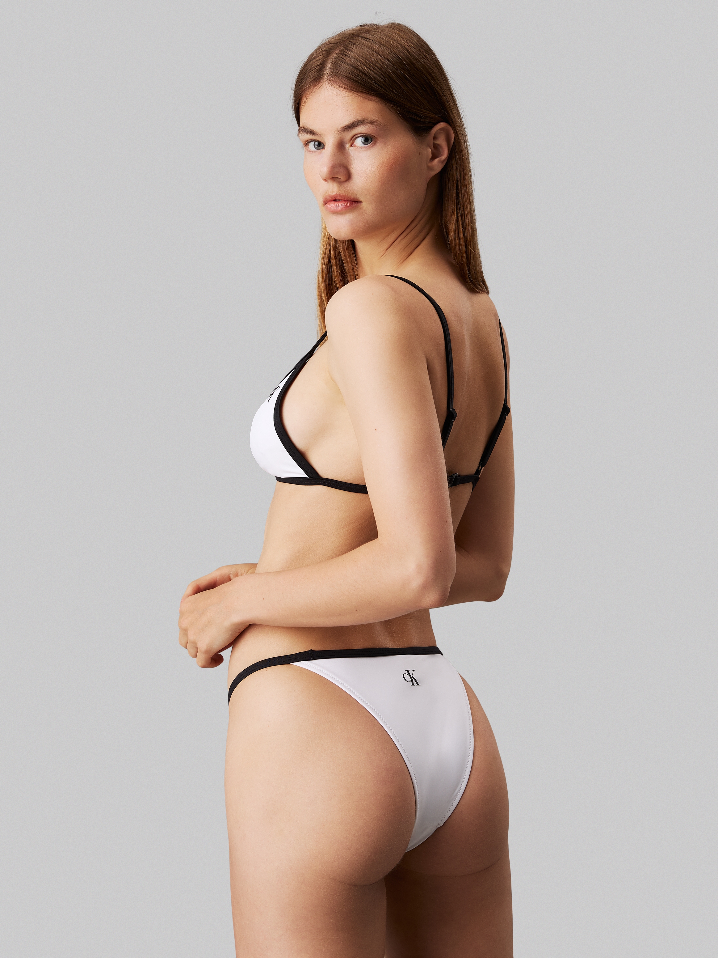 Calvin Klein Swimwear Bikini-Hose »BRAZILIAN«, mit CK-Logodruck