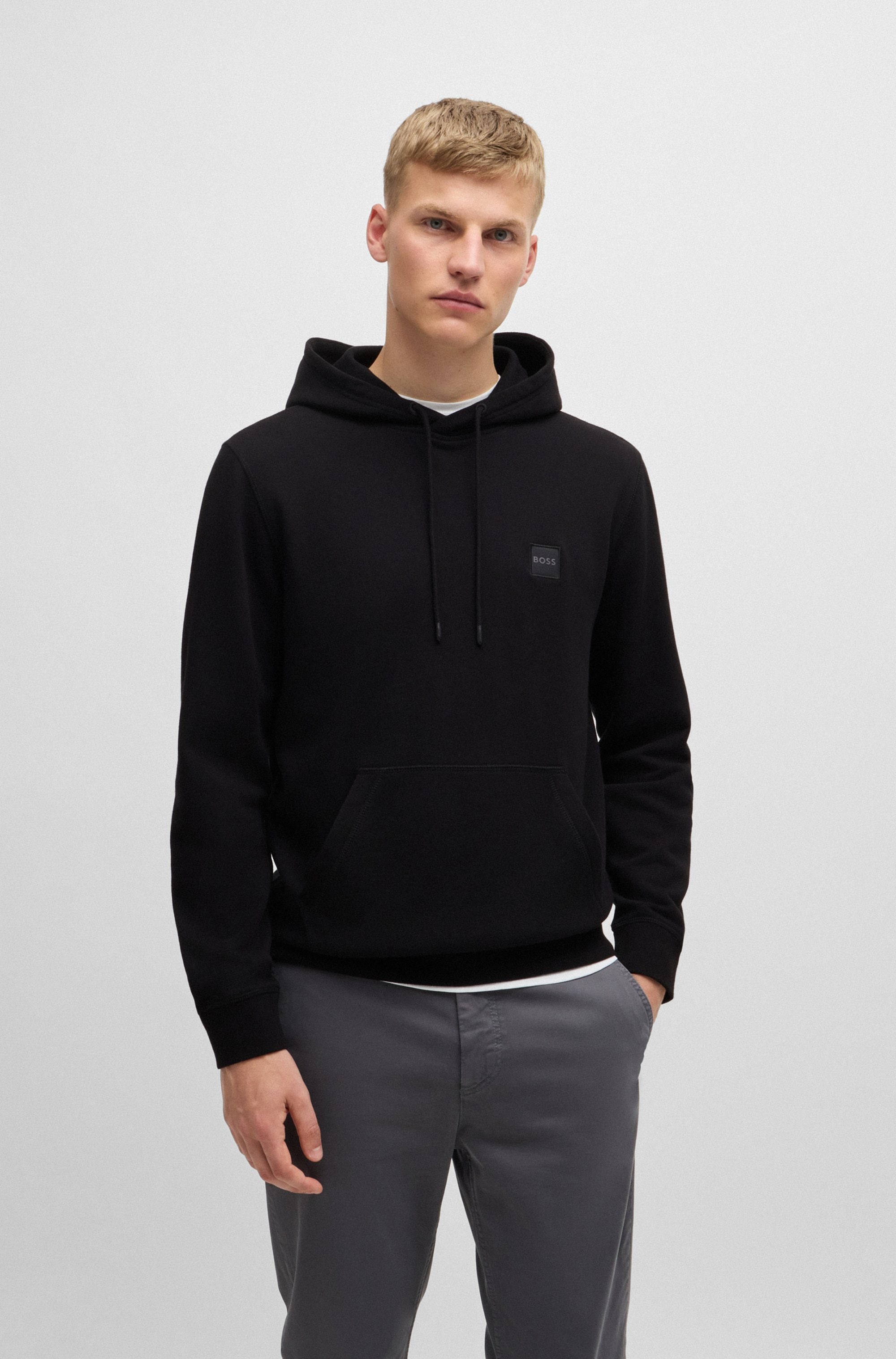BOSS ORANGE Kapuzensweatshirt »Wetalk«, mit gesticktem BOSS Markenlabel