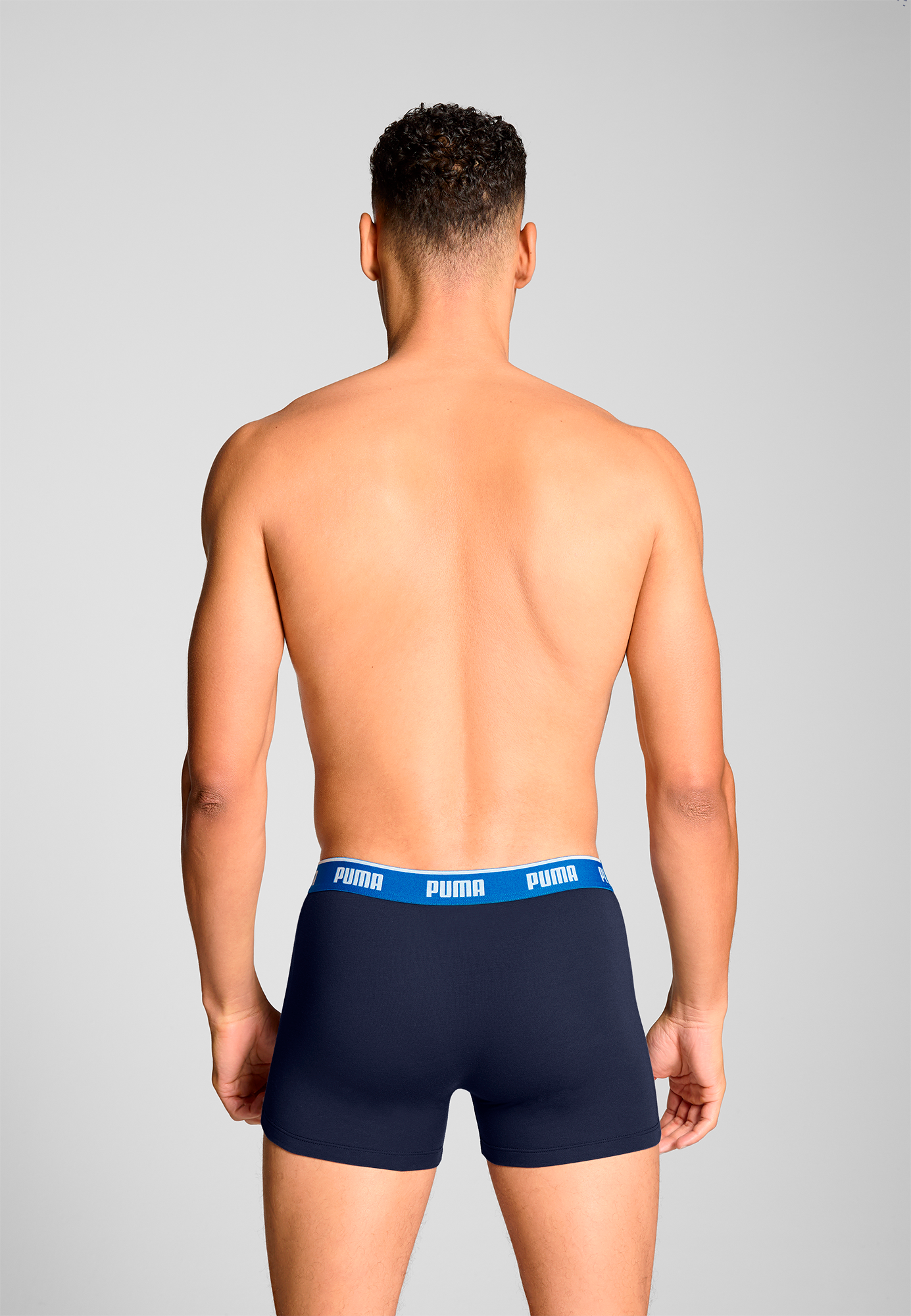 PUMA Boxershorts »PUMA MEN EVERYDAY BASIC BOXERS 3P«, (3er Pack), Komfortabler elastischer Logobund