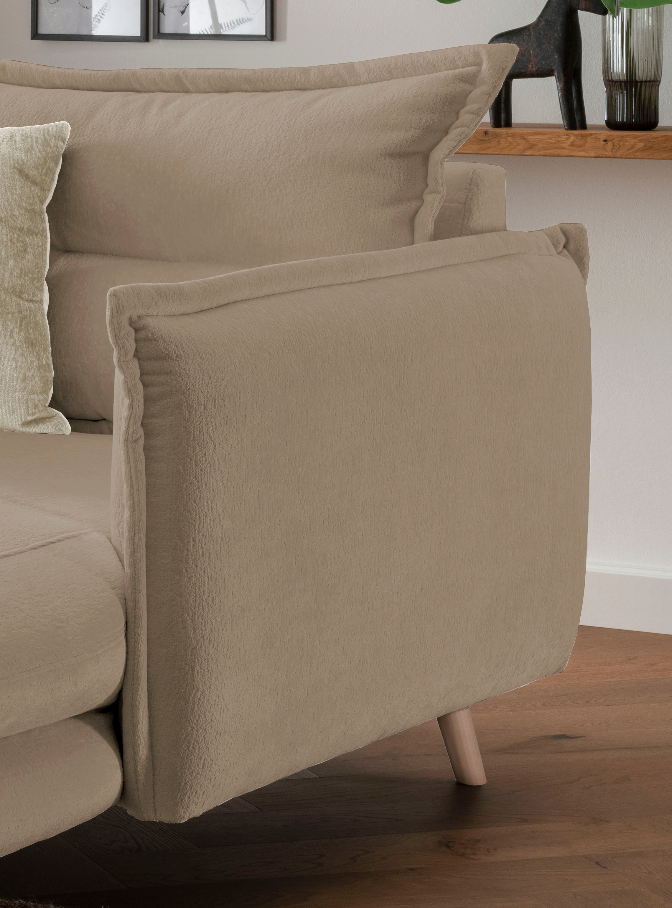 Home affaire Loveseat »Lazio« moderner Sessel mit einer bequemen Polsterung, 2 Stk. Zierkissen