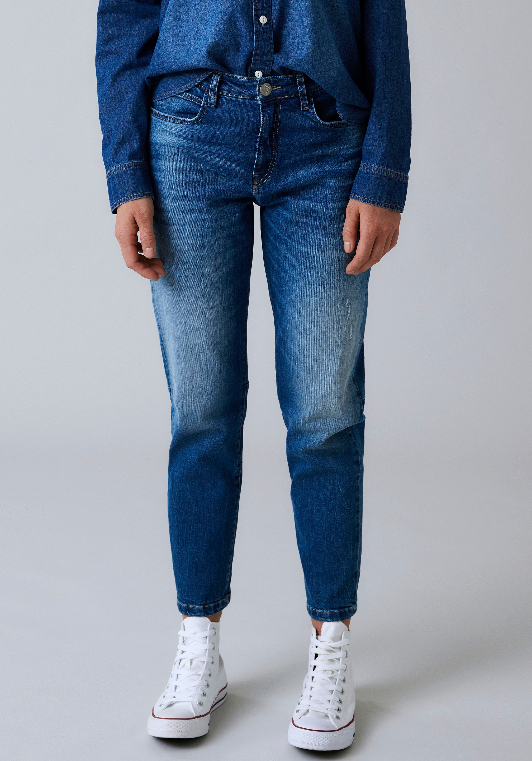 OPUS Ankle-Jeans »Liandra horizon«, in leicht verkürzter Länge kaufen