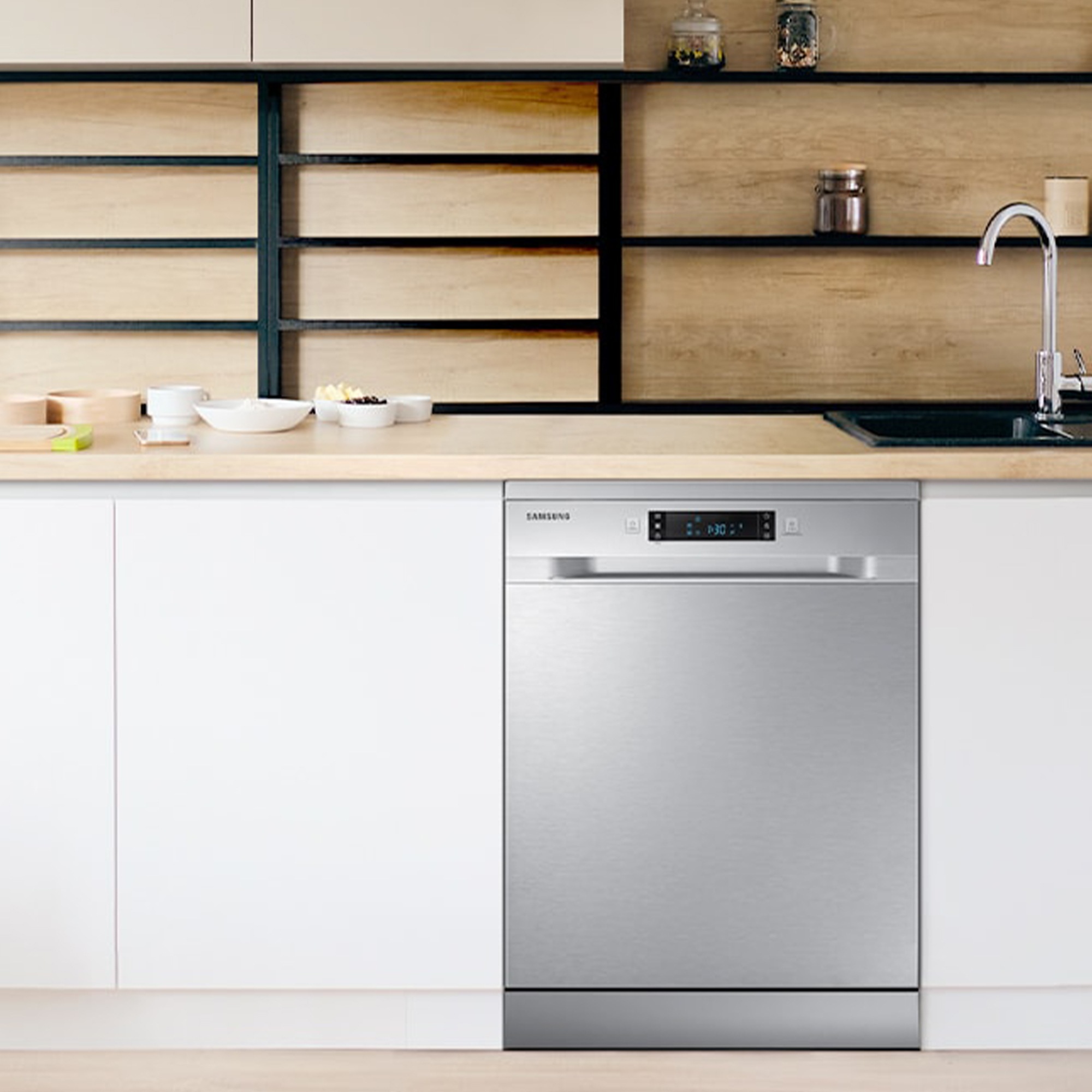Samsung Standgeschirrspüler »DW60CG550FSR«, 14 Maßgedecke