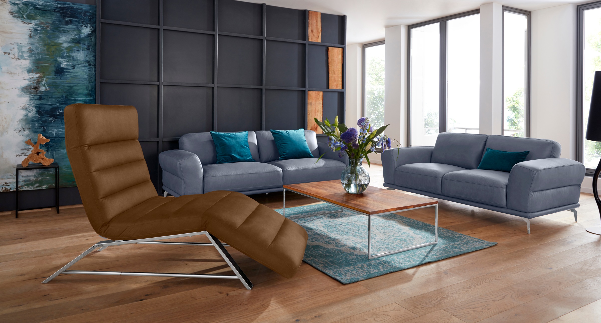 W.SCHILLIG Relaxliege »daily dreams« Funktionsliege wahlweise mit Motor, Gestell Chrom, Breite 75 cm