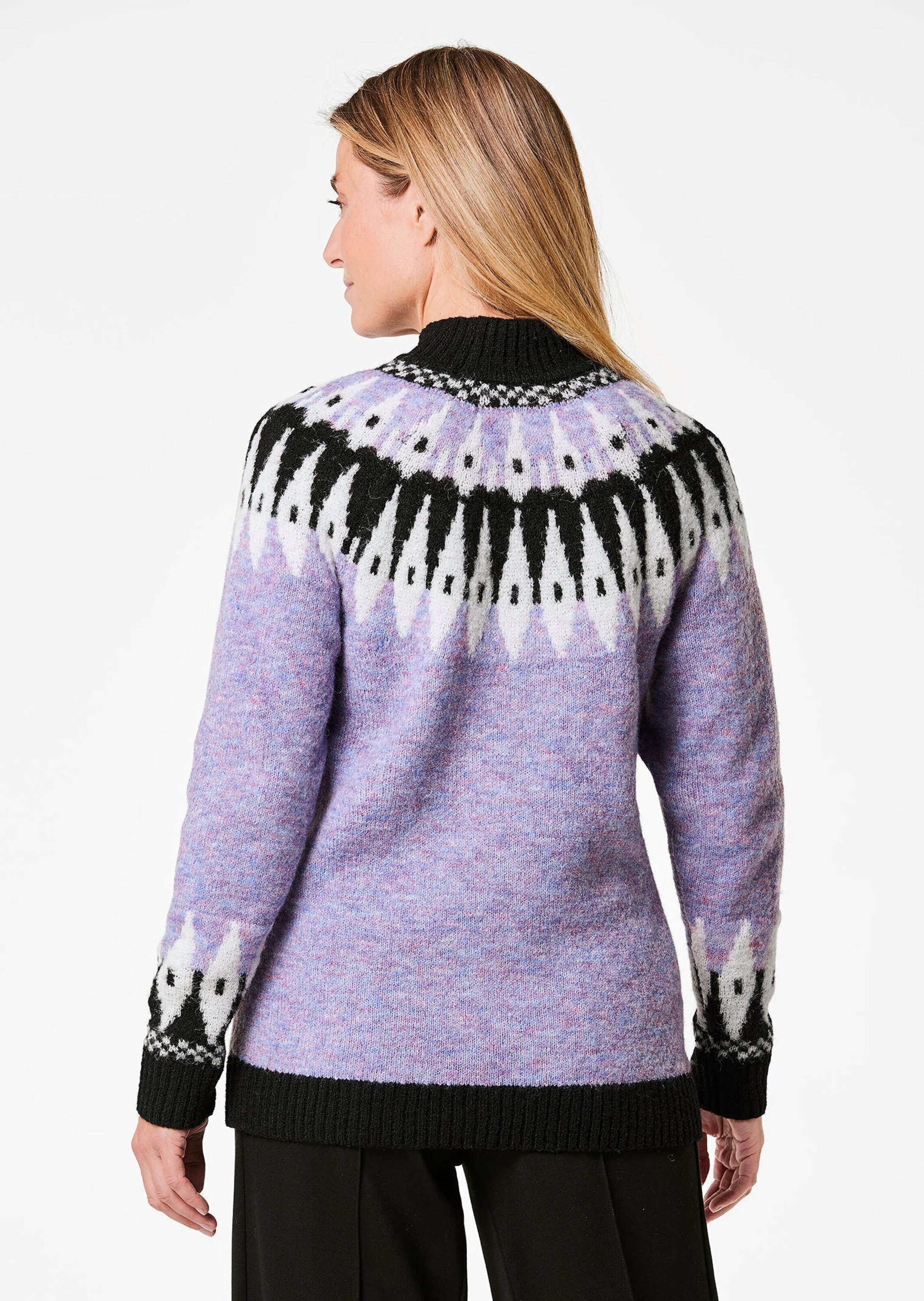 GOLDNER Strickpullover »Norweger-Pullover mit wärmender Schurwolle«