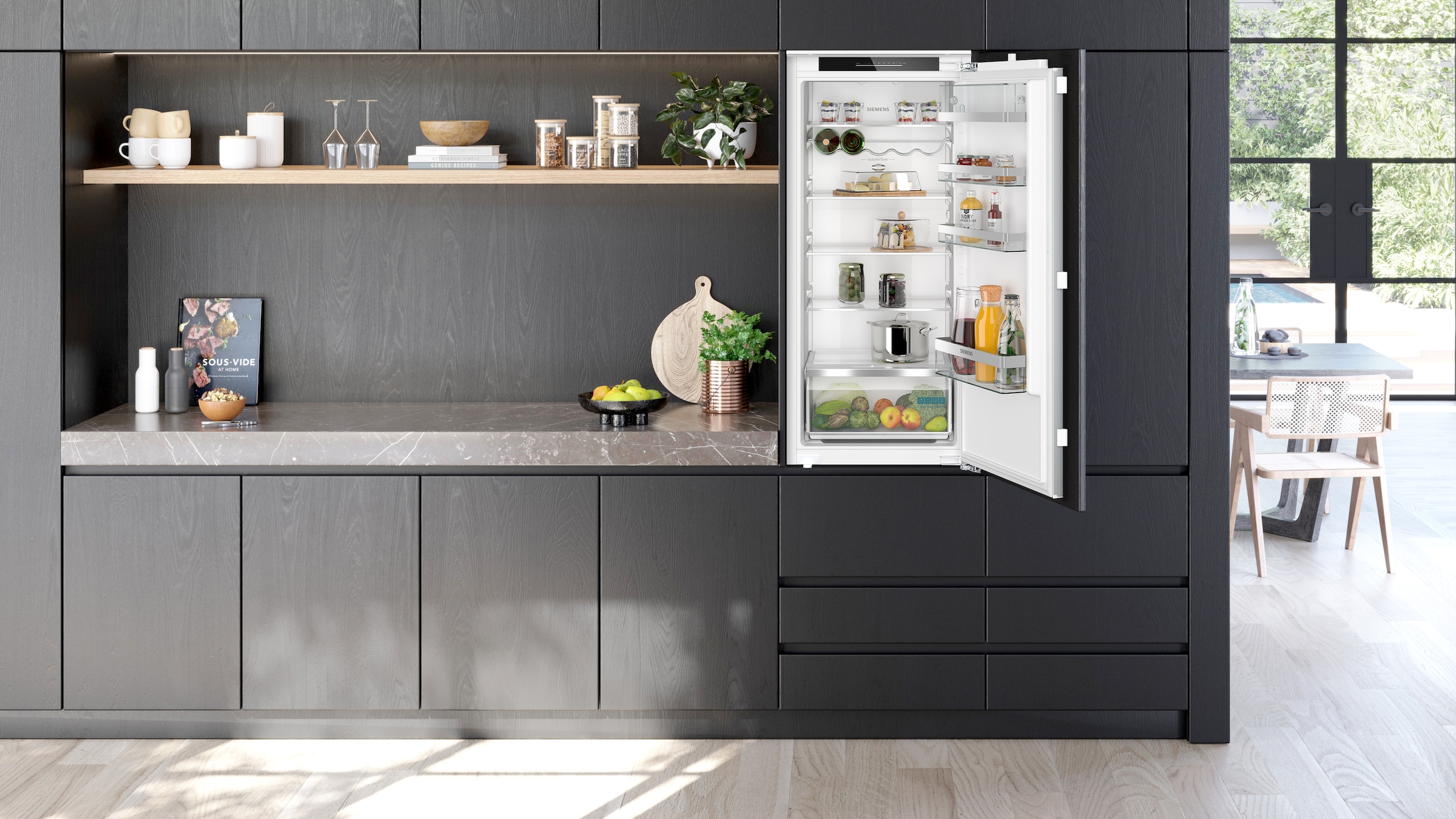 SIEMENS Einbaukühlschrank iQ500 »KI41RADC0« 122,1 cm hoch 55,8 cm breit