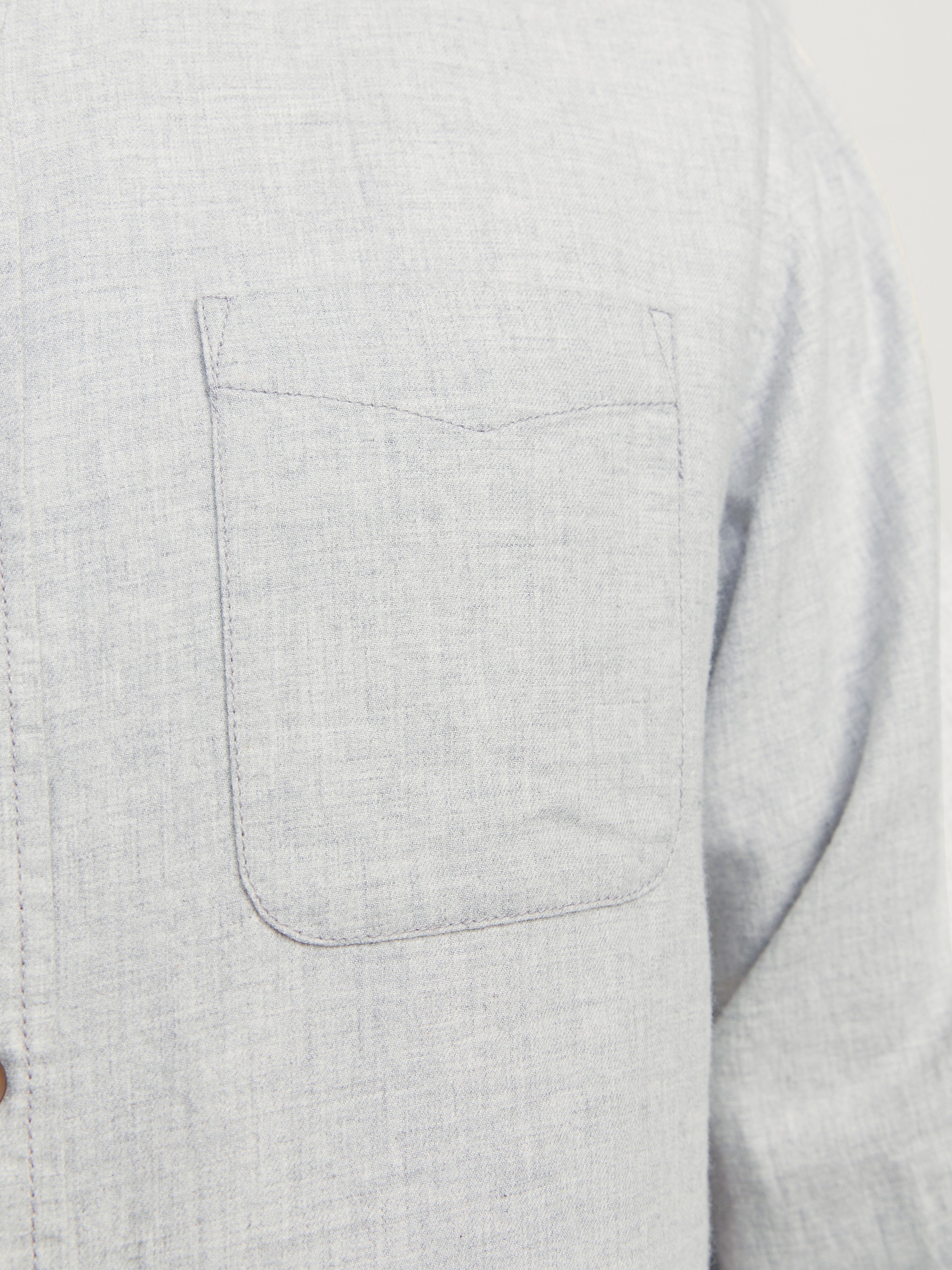 Jack & Jones Langarmhemd »JJEBAND MELANGE SHIRT LS SN«