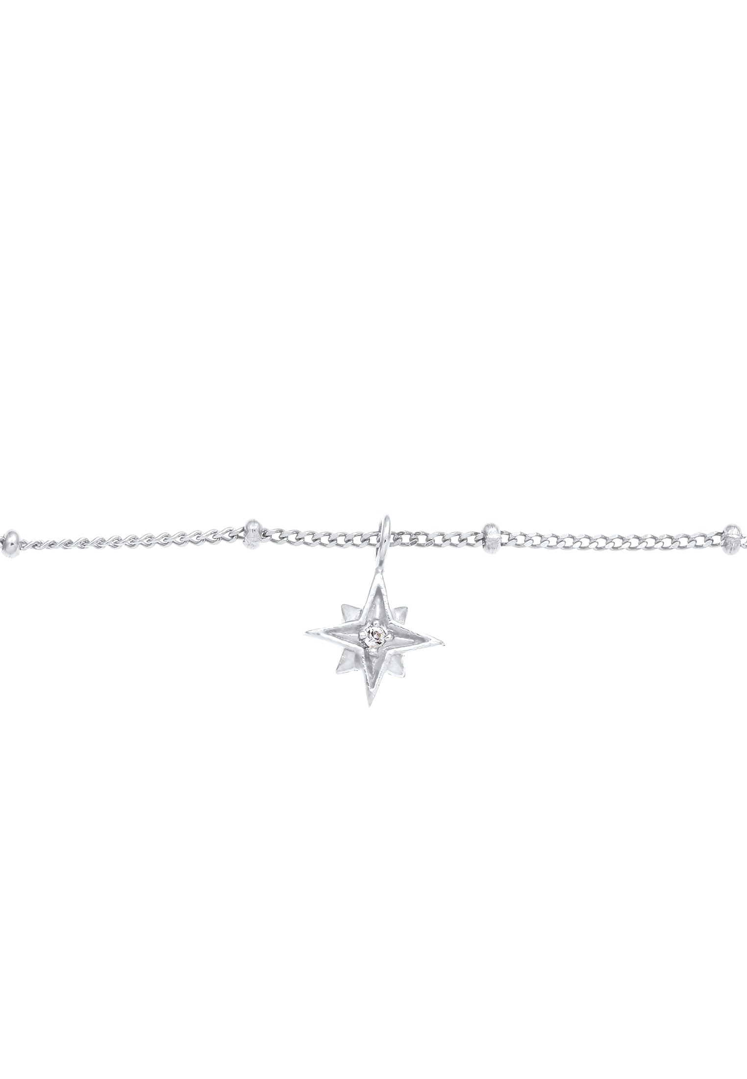 Elli Choker »Halskette Choker Stern Astro Kristalle 925 Silber«