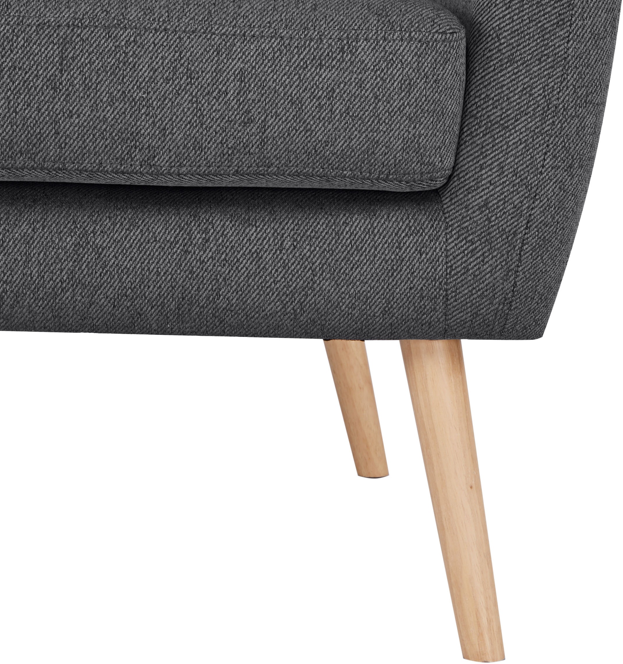 Home affaire Ohrensessel »Yamuna«, mit Sitzpolsterung, Gestell und Füße aus Massivholz, Sitzhöhe 47 cm