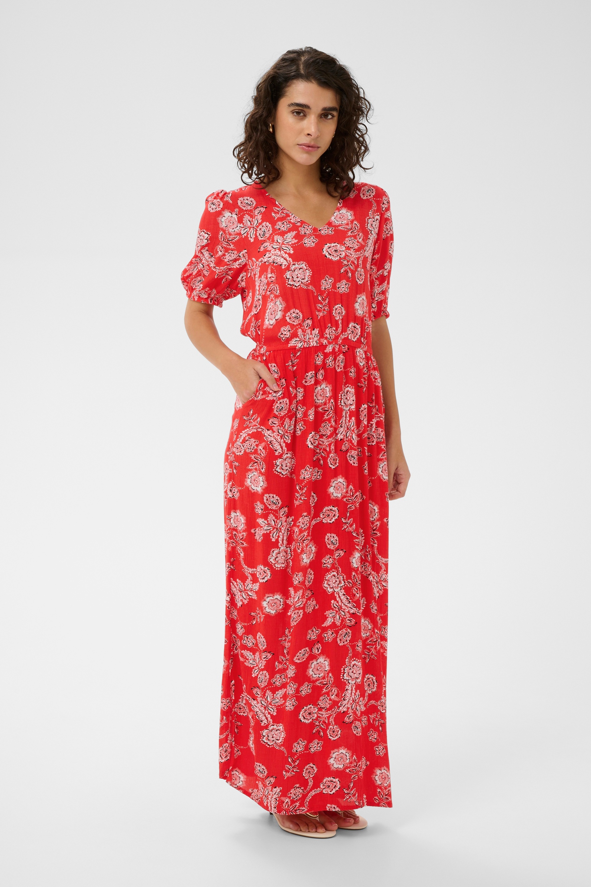 KAFFE Midikleid »Kleid KAisolde«