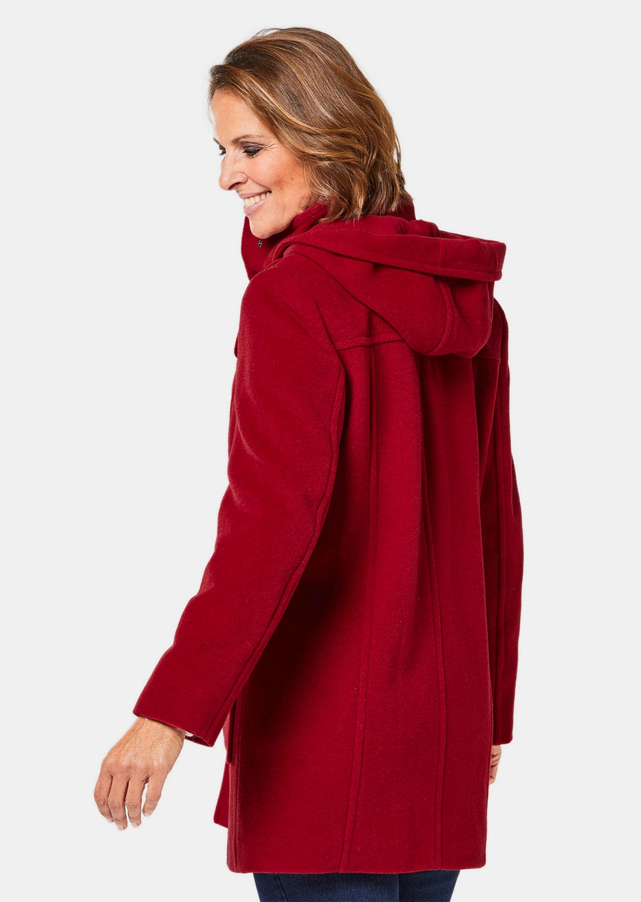 GOLDNER Langmantel »Woll-Dufflecoat mit Kaschmirwolle«