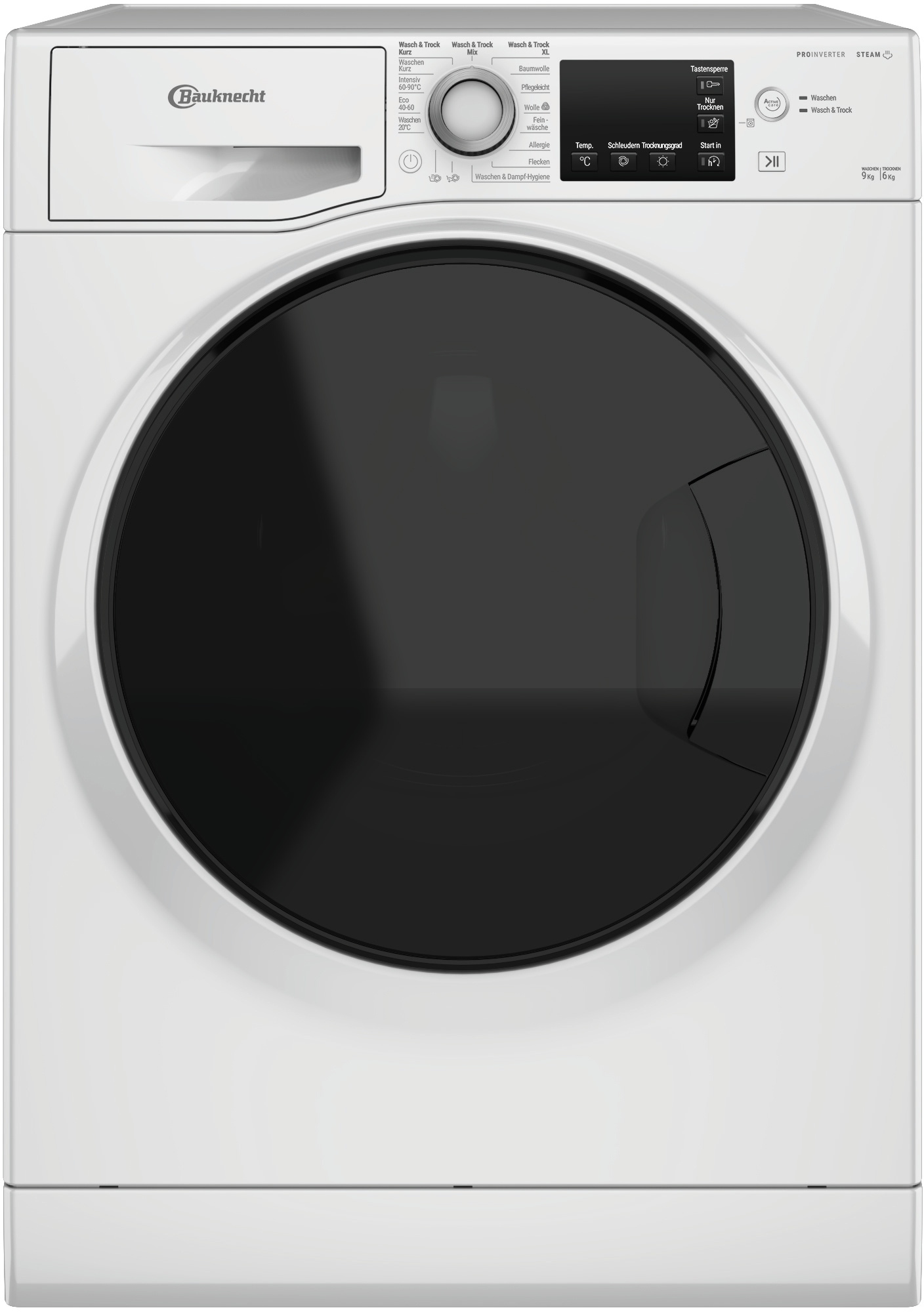 BAUKNECHT Waschtrockner »WT Super Eco 96S 41 N« 9 kg /6 kg 75 dB(A) 4 Jahre Herstellergarantie