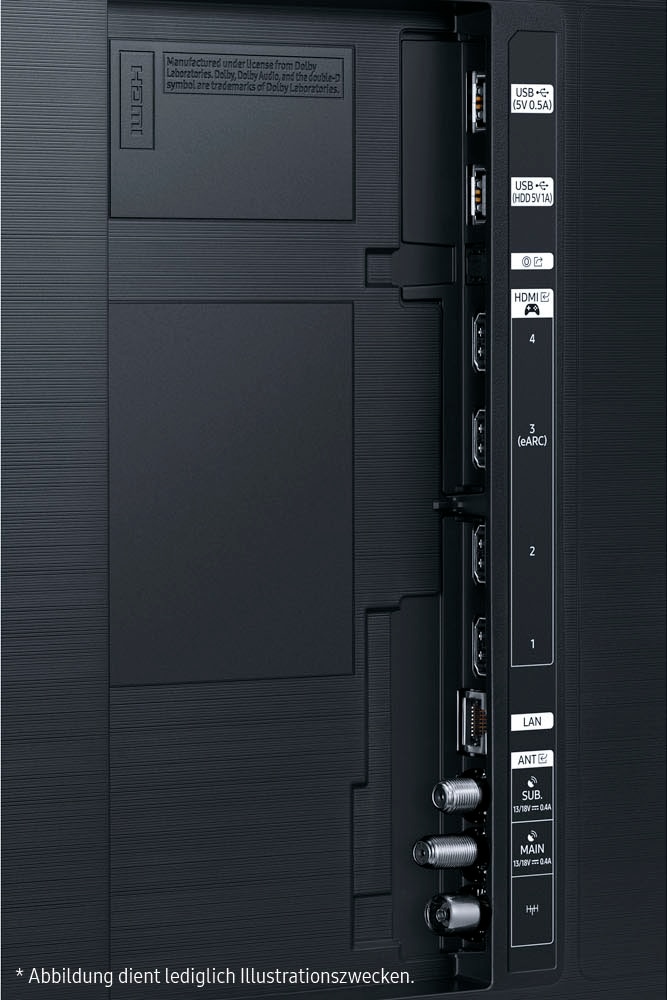 Samsung OLED-Fernseher »GQ55S90FAE« 138 cm/55 ″ Smart-TV HDR+, Dolby Atmos & AI Sound, Gaming Hub, Upscaling Pro, bis zu 144Hz