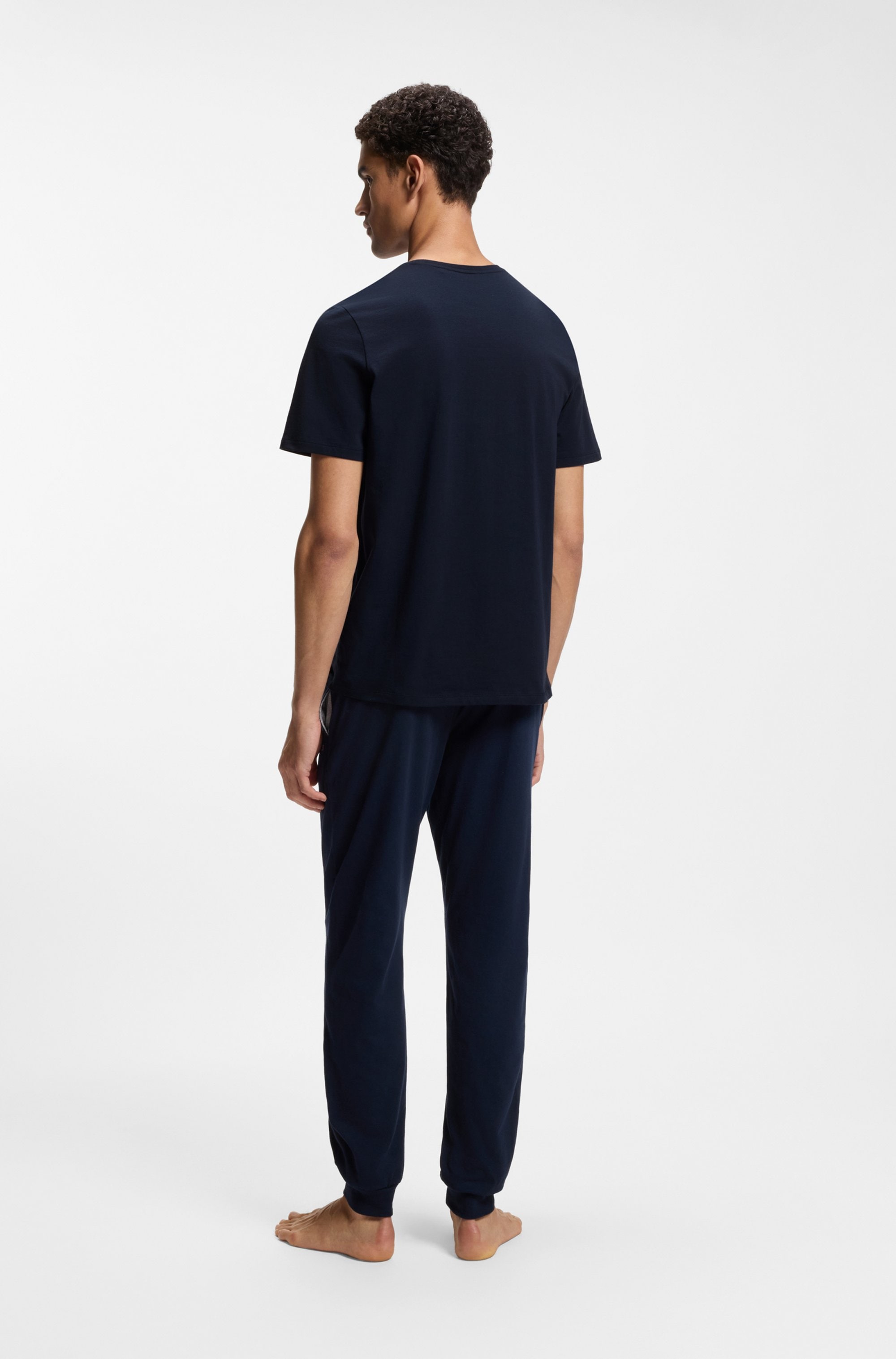 BOSS T-Shirt »Mix&Match T-Shirt R« mit BOSS Stickerei auf der Brust