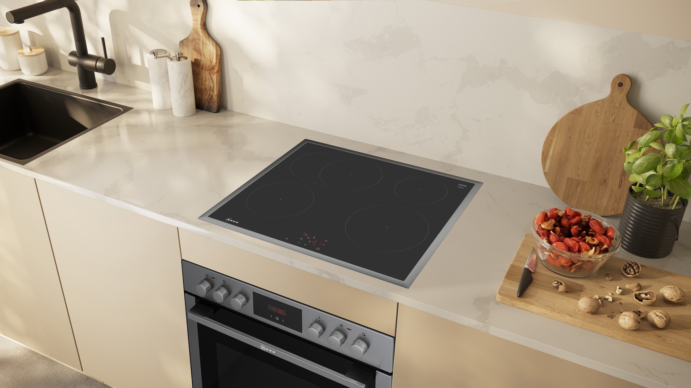 NEFF Elektro-Herd-Set »E1CCD2AN4«, EasyClean