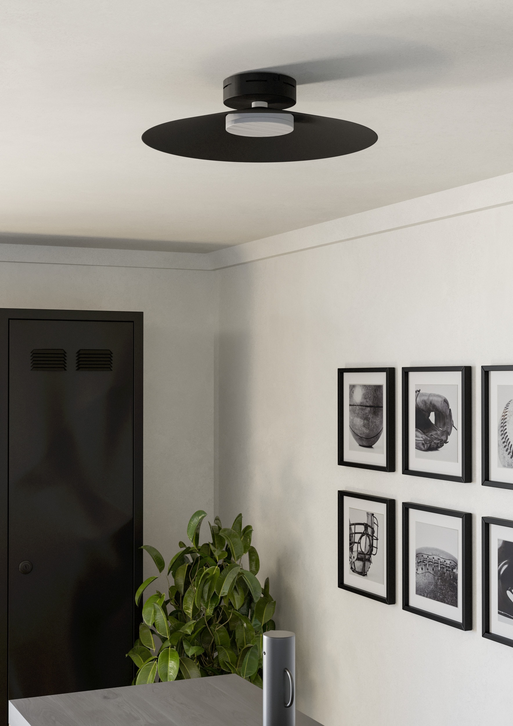 EGLO LED Deckenleuchte »CONOMAVILLA-Z Deckenlampe - Stahl - LED - 15,5W - IP20« LED-Modul 1 Stk. Kaltweiß | Neutralweiß | RGB | Warmweiß Wohzimmerlampe, Esszimmerlampe, Flur, Schlafzimmer, H11 x Ø45 cm