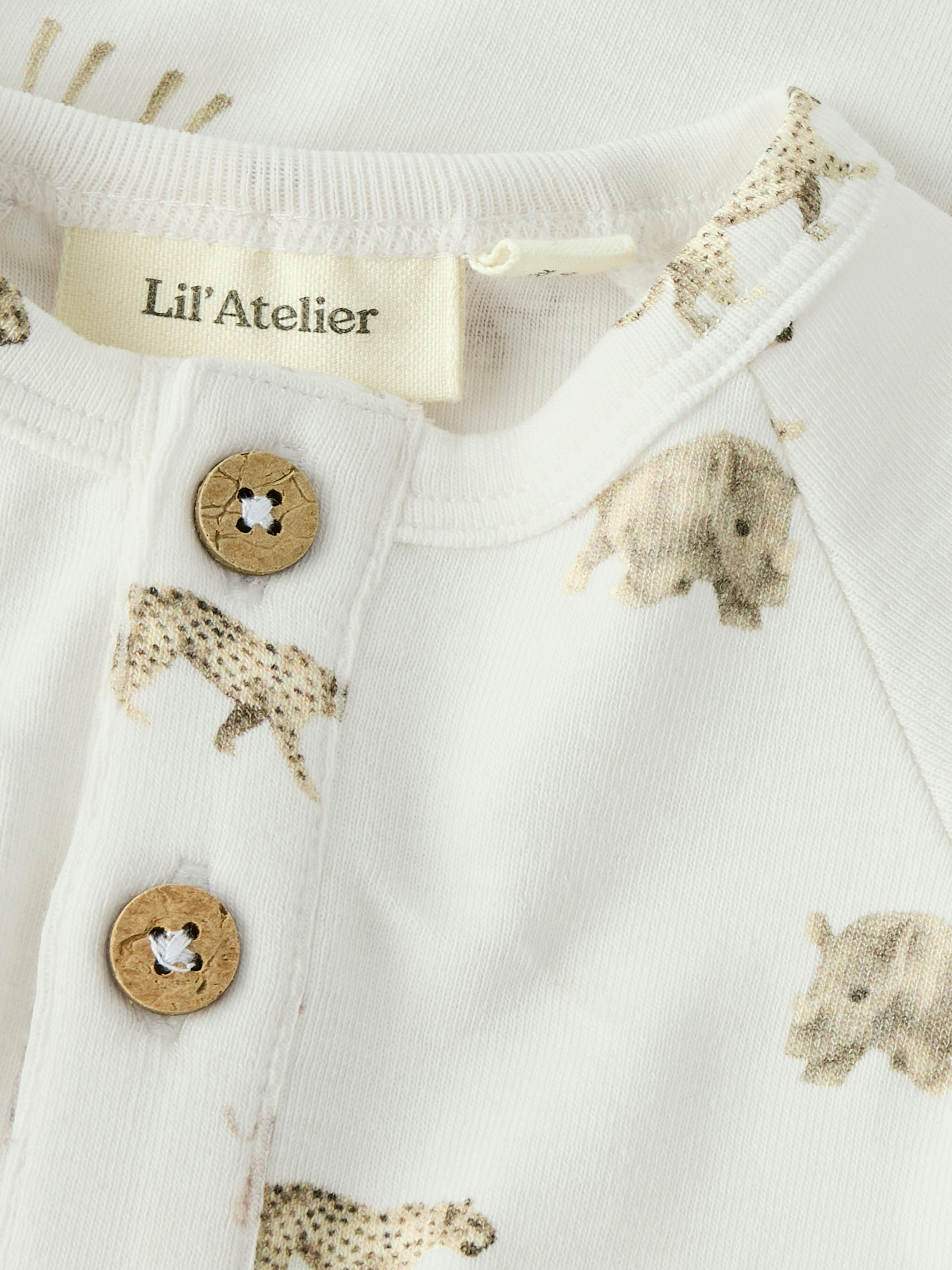 Lil' Atelier Langarmbody »NBMGAYO ELM LS SLIM BODY LIL NOOS« Baumwollmischung