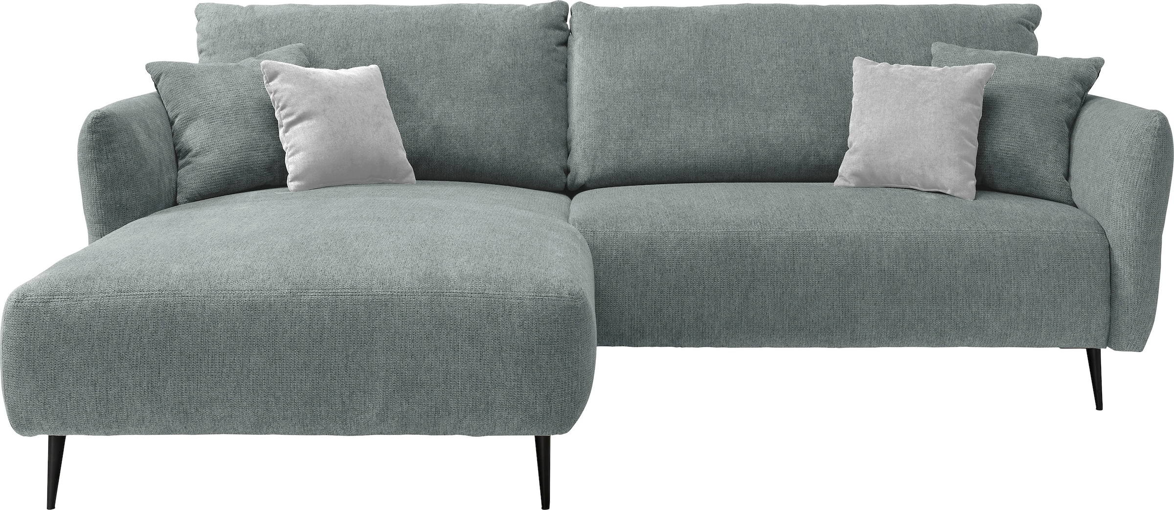 INOSIGN Ecksofa »Amarena L-Form«, inklusive Armlehnenverstellfunktion, 4x Zierkissen gratis