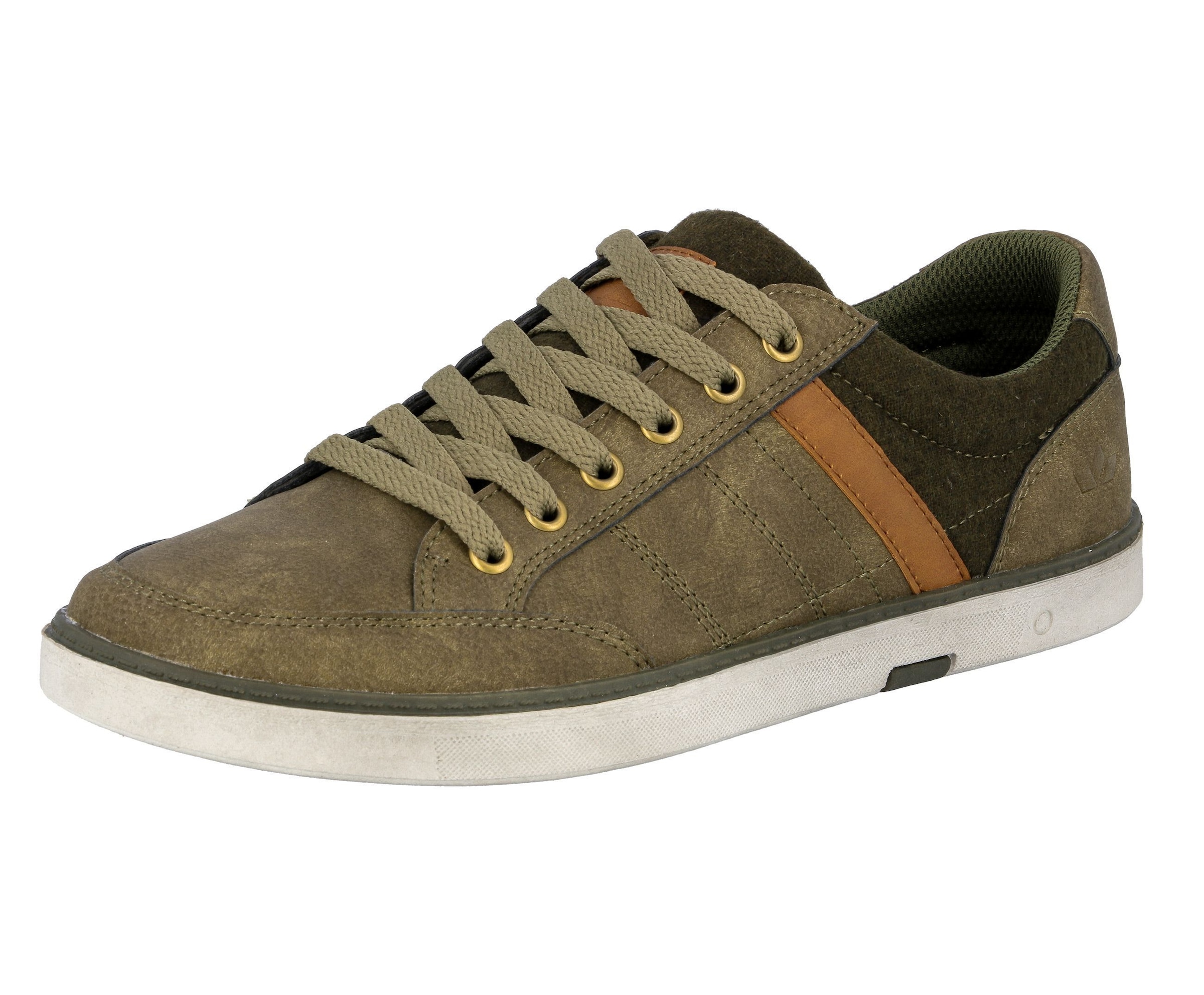 Lico Herren Schnürschuh »Freizeitschuh Gunar - oliv« in grün, Größe 36