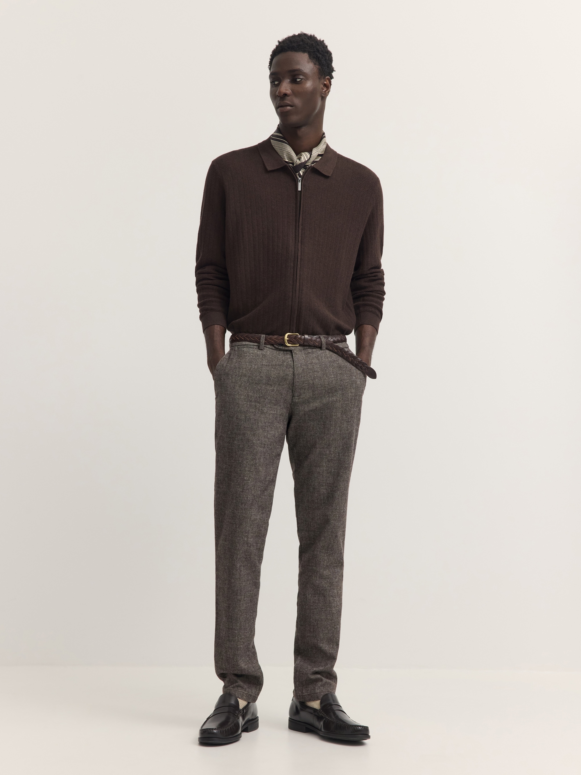 bugatti Chinohose »Modern Fit«  Modern Fit Baumwollmix Soft Touch