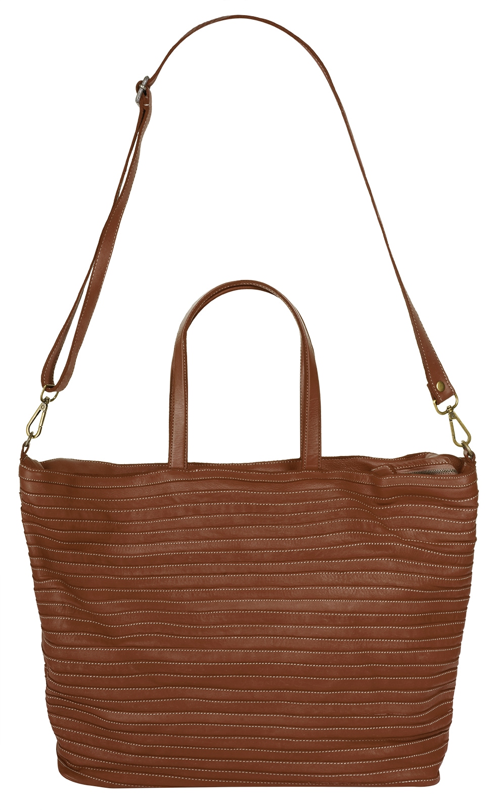 Samantha Look Shopper echt Leder, Made in Italy