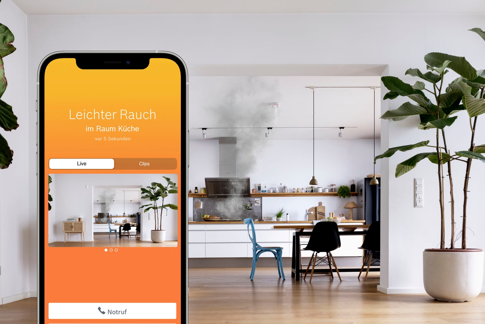 BOSCH Gefahrenmeldeanlage »Bosch Smart Home Twinguard Rauchwarnmelder«
