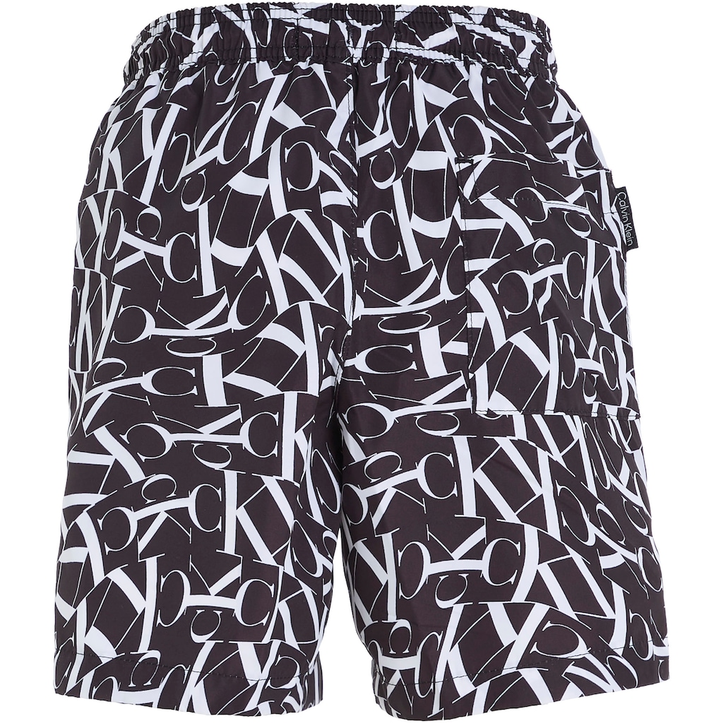 Calvin Klein Swimwear Badeshorts »MEDIUM DRAWSTRING-PRINT«, (1 St.)