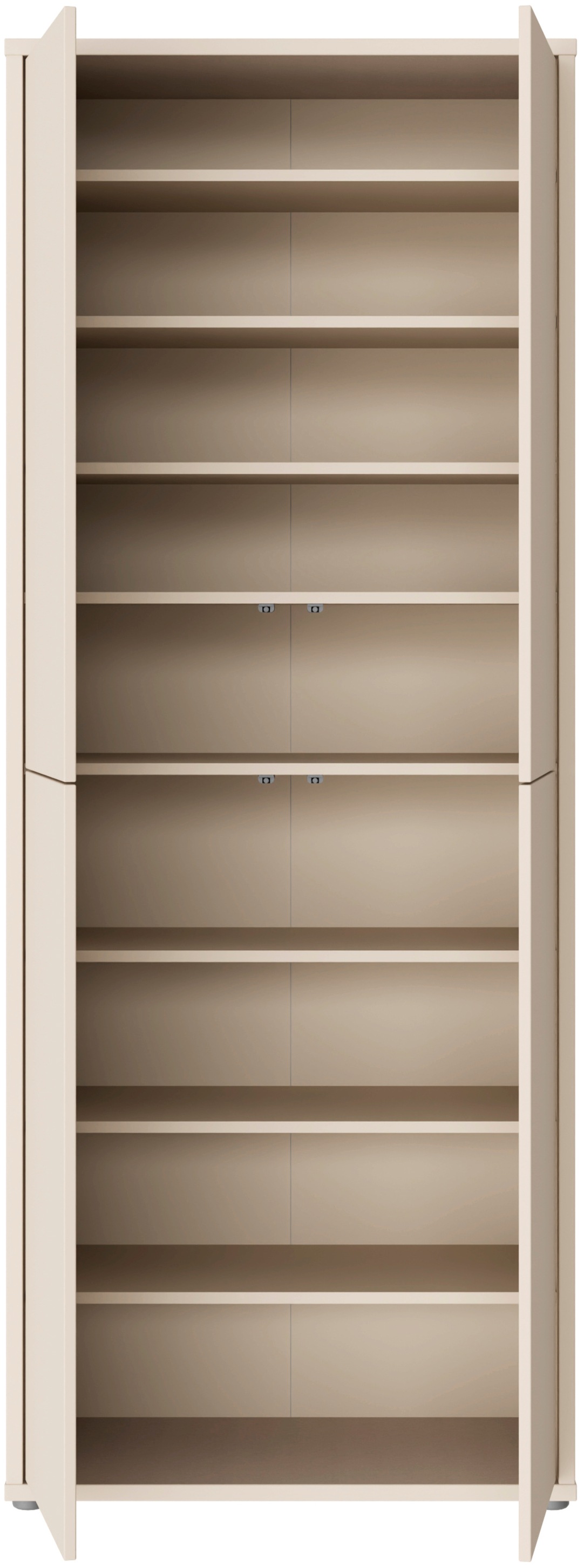 FORTE Schuhschrank »Alice Springs«, (B/H/T 74,5/191,9/34,9 cm), Stauraumschrank, Mehrzweckschrank, Breite 74,5 cm, mit 8 Böden