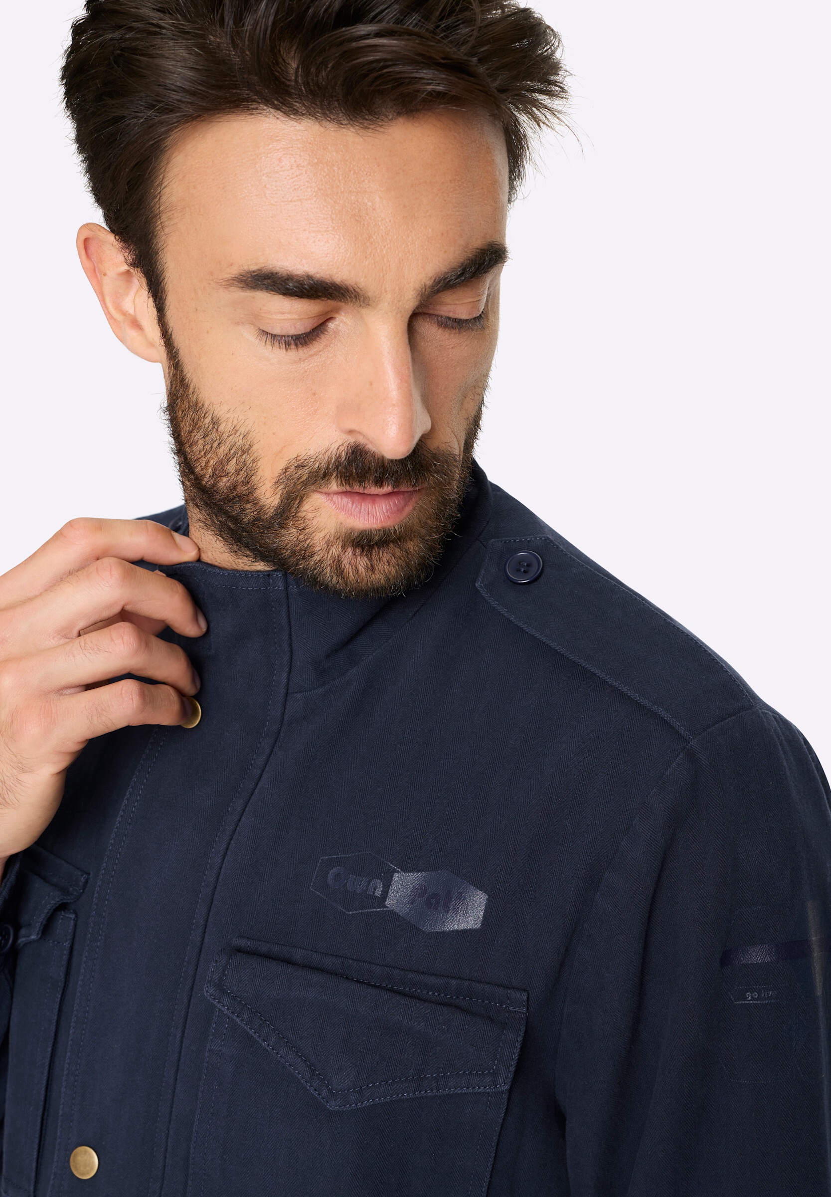Witt Langjacke »Longjacke Longjacke mit Schulterriegel« ohne Kapuze