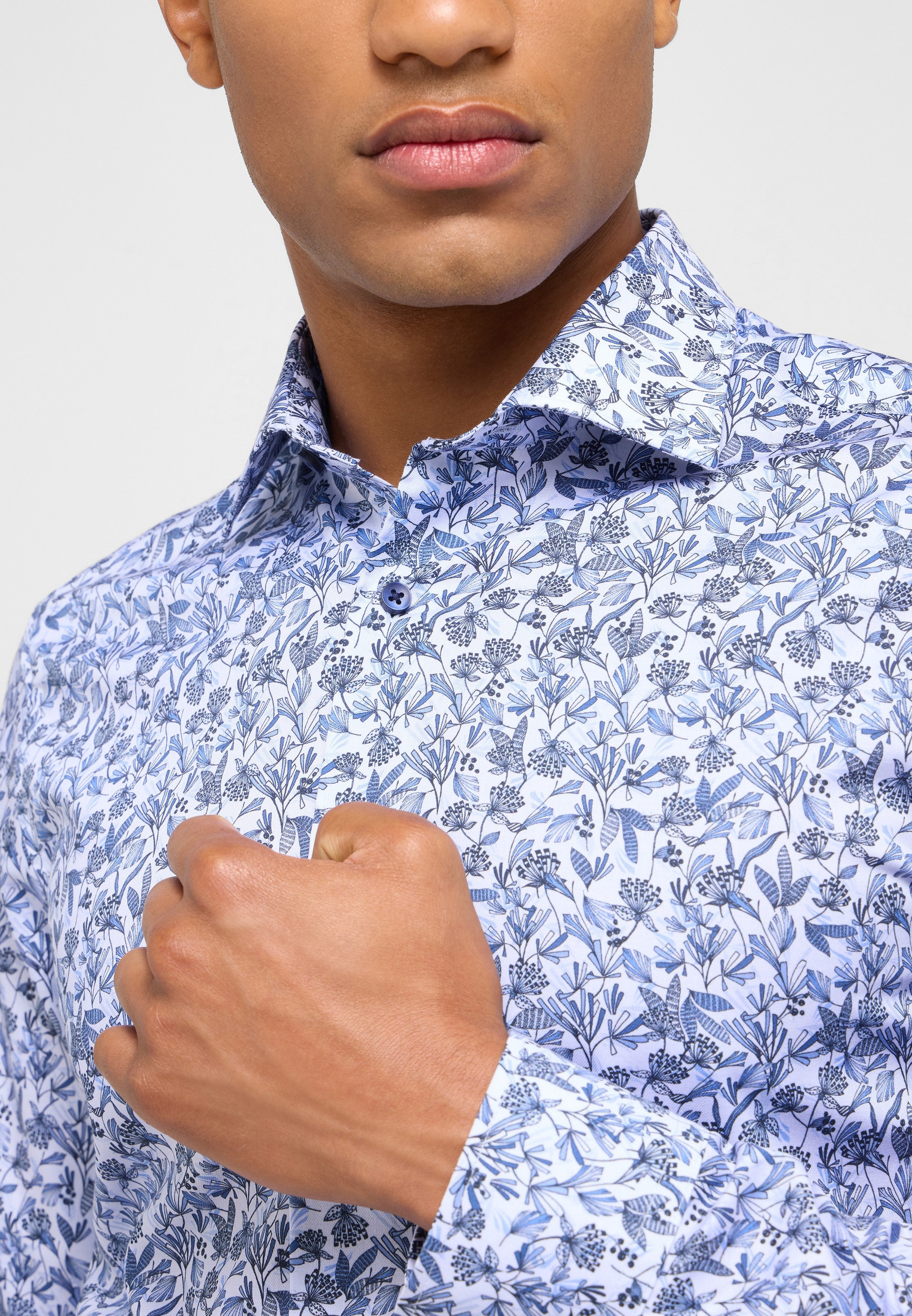 Eterna Langarmhemd »SLIM FIT«