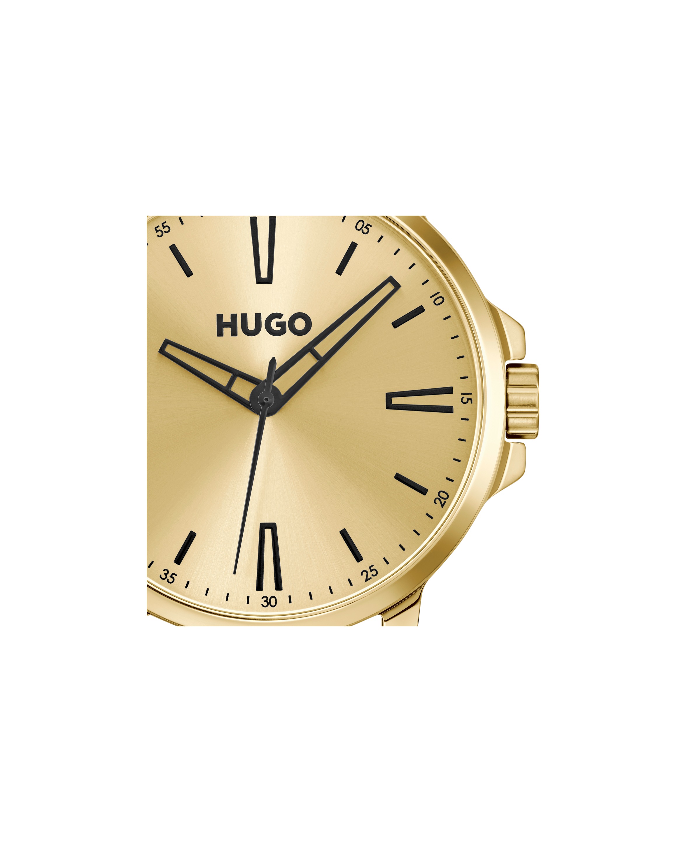 HUGO Quarzuhr »#SMOOTH« Armbanduhr, Herrenuhr, Edelstahlarmband, analog