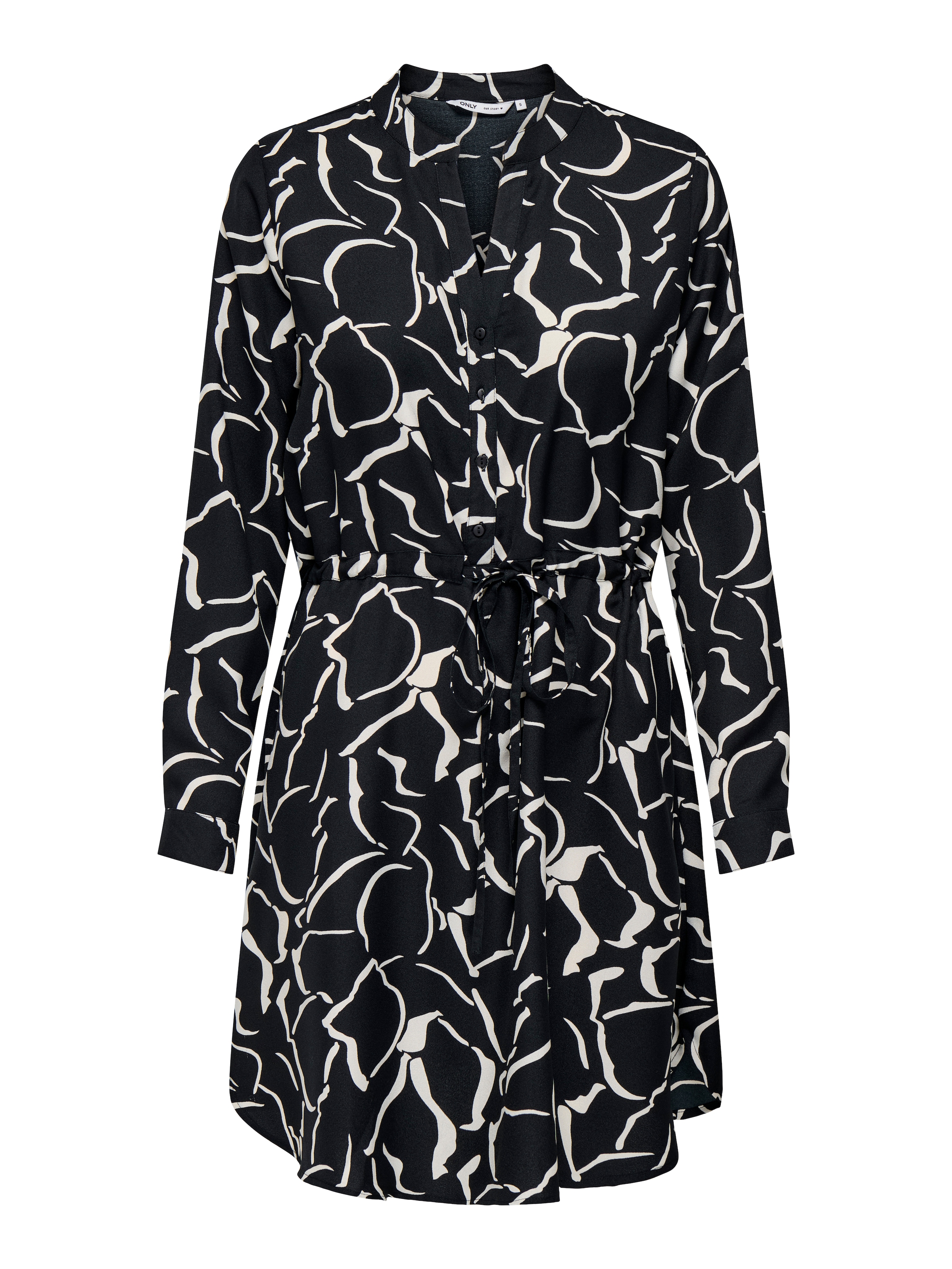 ONLY Druckkleid »ONLCORY L/S V-NECK TUNIC«, Sommerkleid