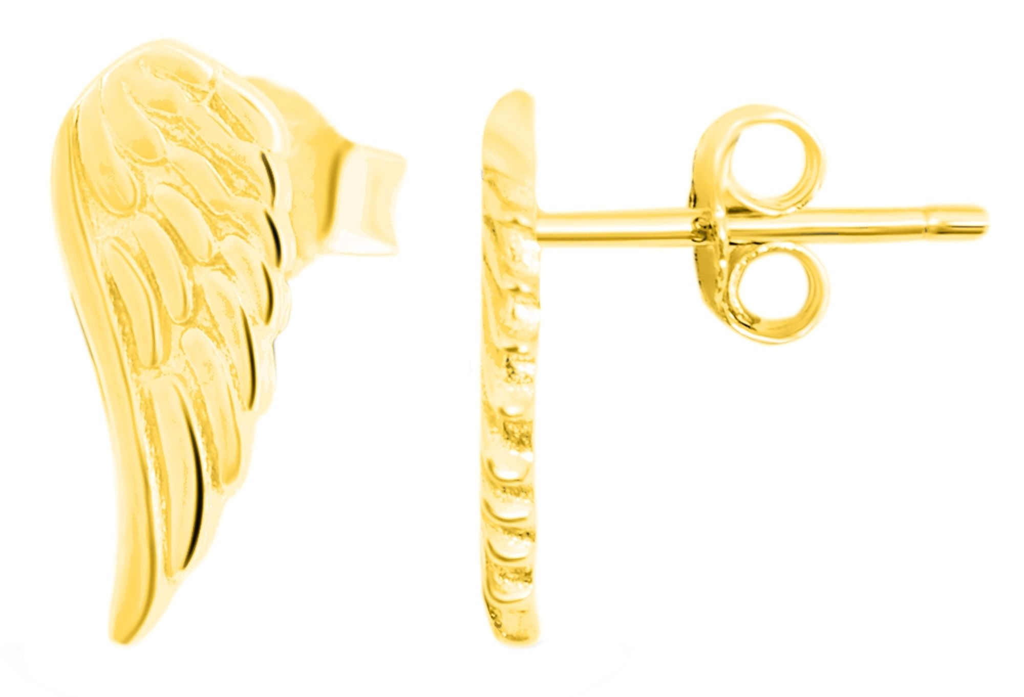 Adelia´s Paar Ohrstecker »Damen Ohrringe ¿ Ohrstecker Flügel aus 925 Silber«
