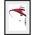 Leonique Bild »Skizze Hat«, 30/40 cm, gerahmt