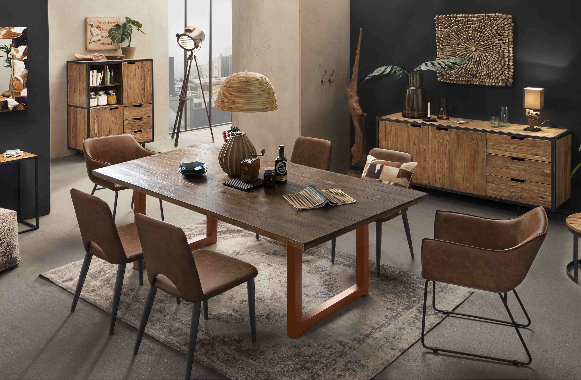 SIT Tischbein, (1 St.), modernes Kufen-Gestell