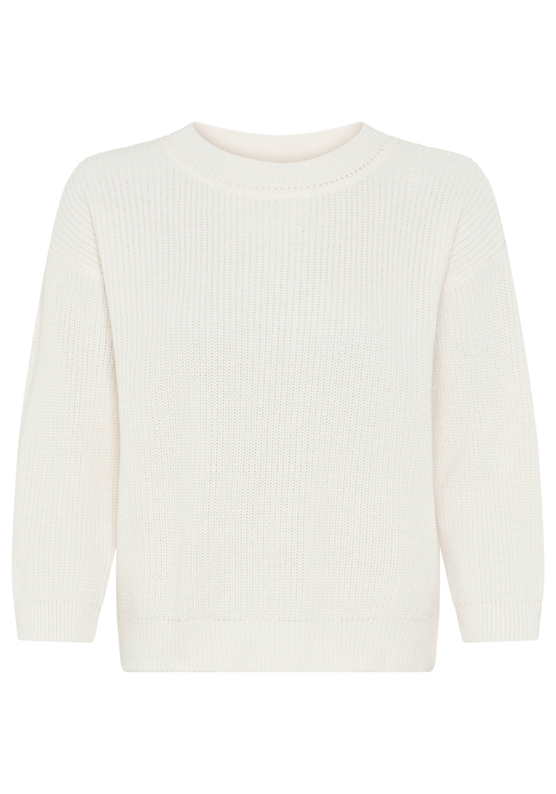 Tamaris Strickpullover mit 3/4 Ärmeln und lässigem Schnitt