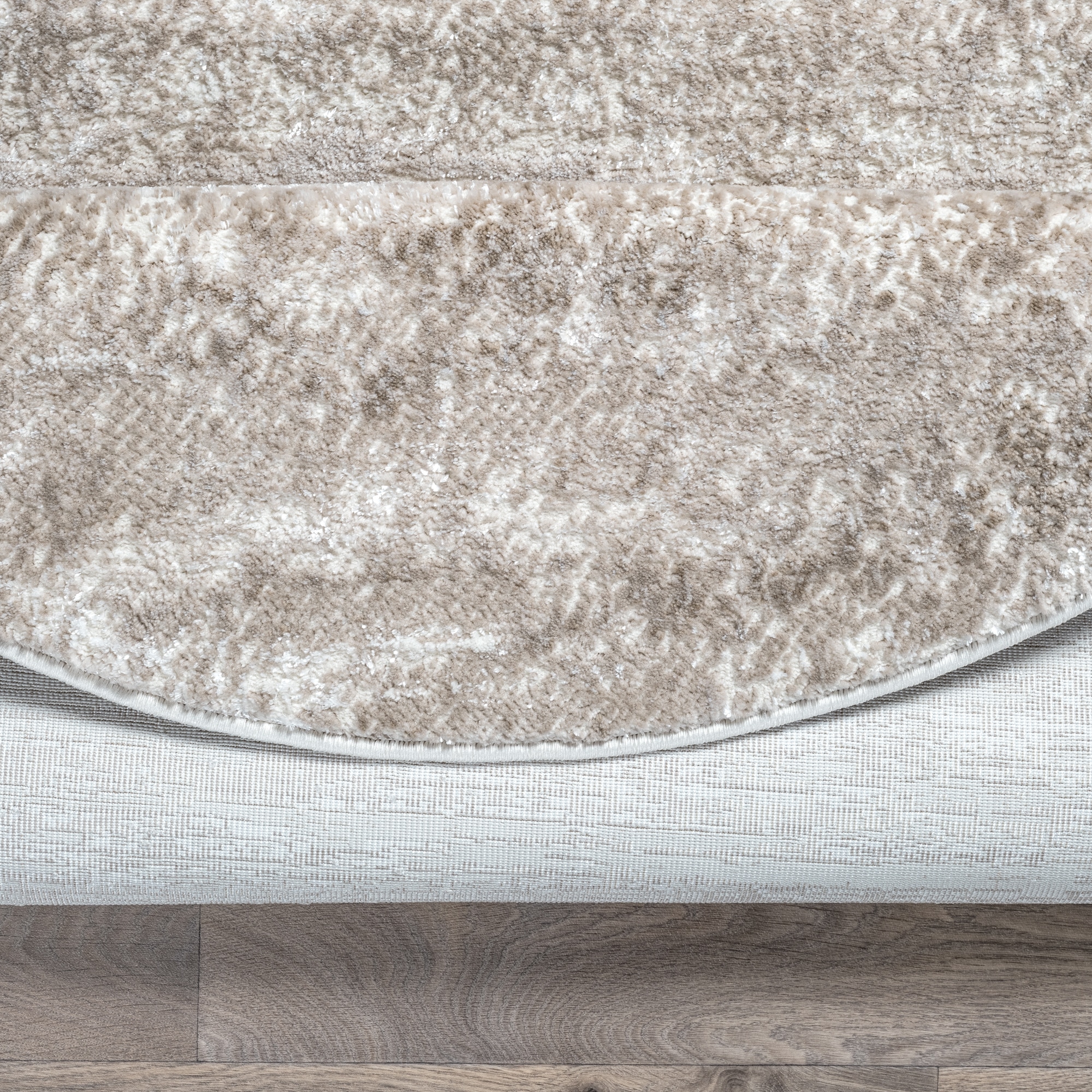 Sanat Teppich »Harmony 3215 , auch als Läufer« rund 12 mm Höhe weicher Kurzflorteppich, meliert, Wohnzimmer, Schlafzimmer